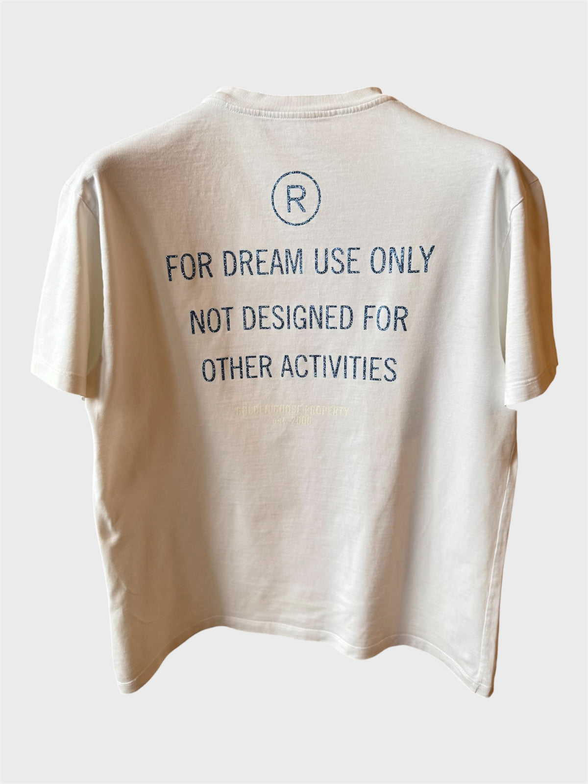 Maglia Golden Goose logo “Golden Goose” bianca