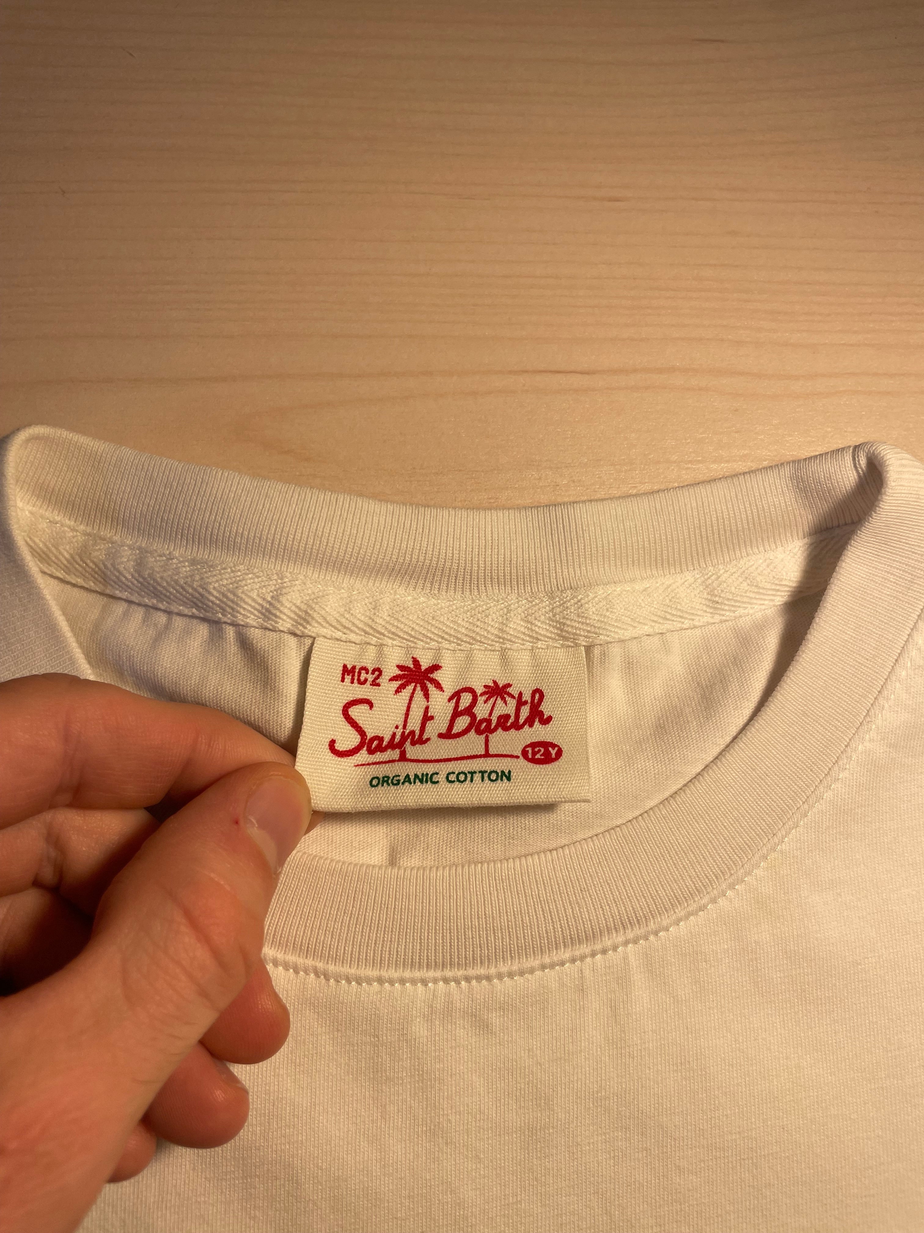 Maglia Saint Barth "Padel Club" bianca
