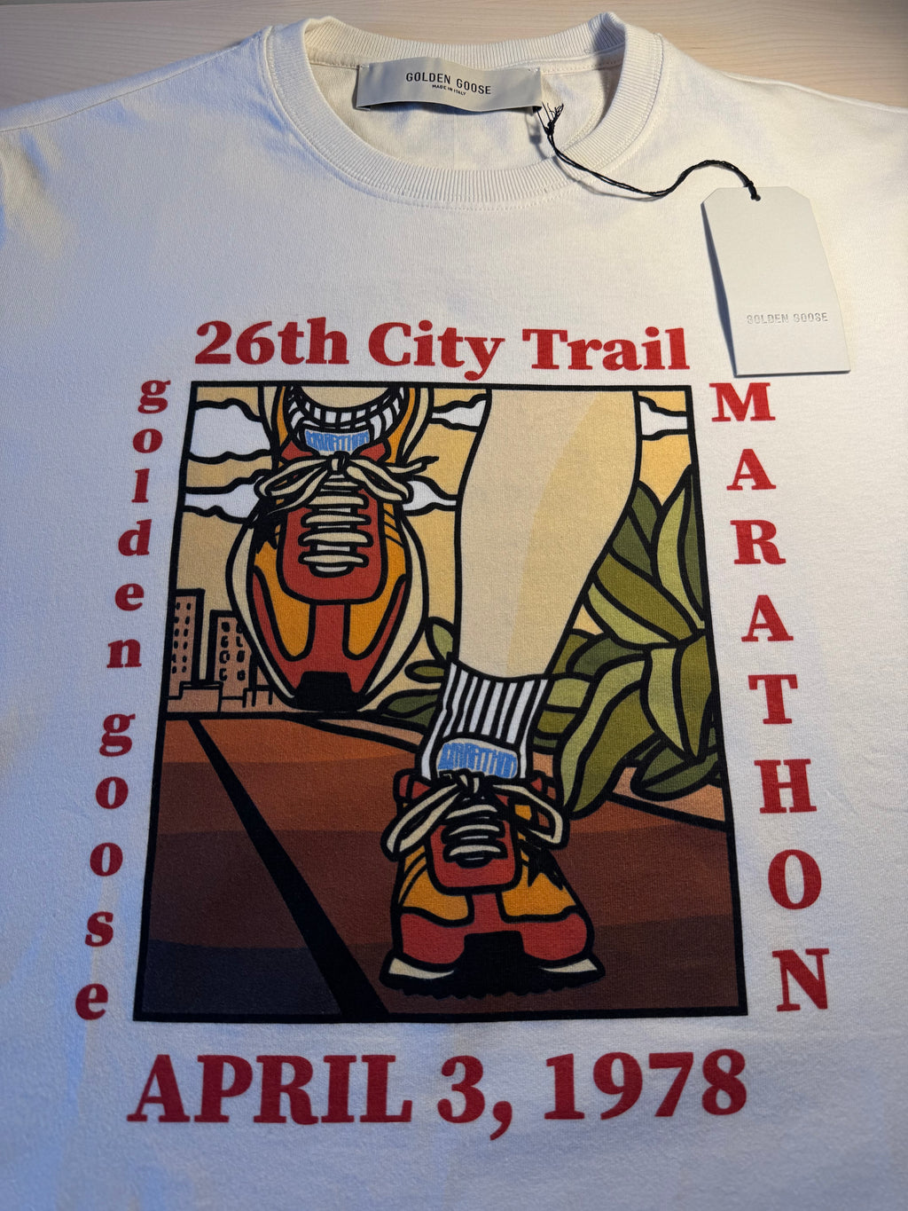 Maglia Golden Goose “Marathon April 3, 1978”