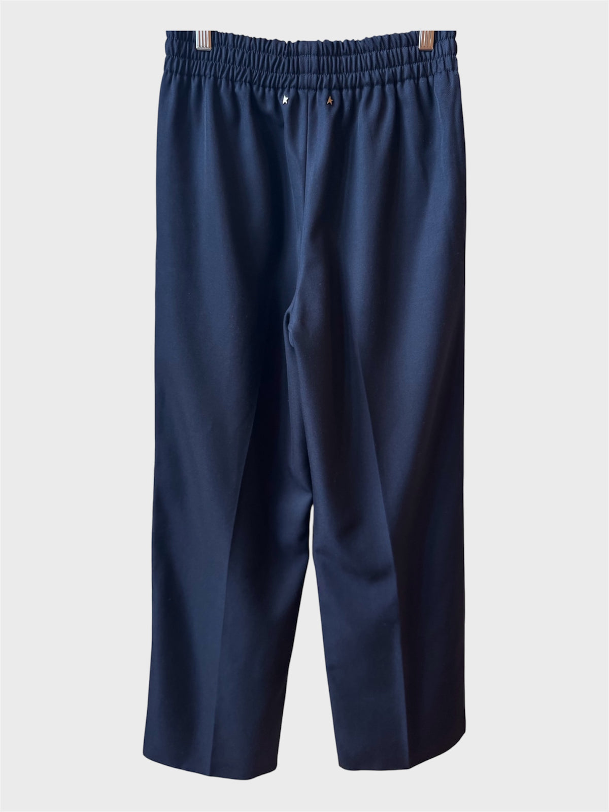 Pantaloni Golden Goose jogging lana blu