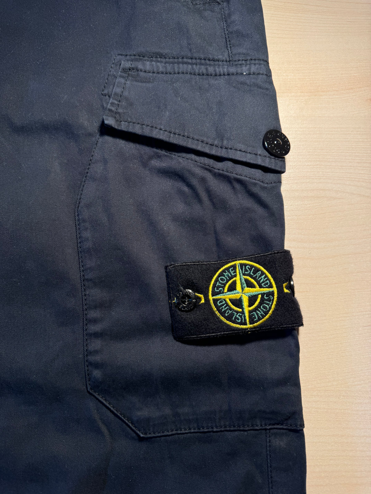 Pantaloni Stone Island cargo blu