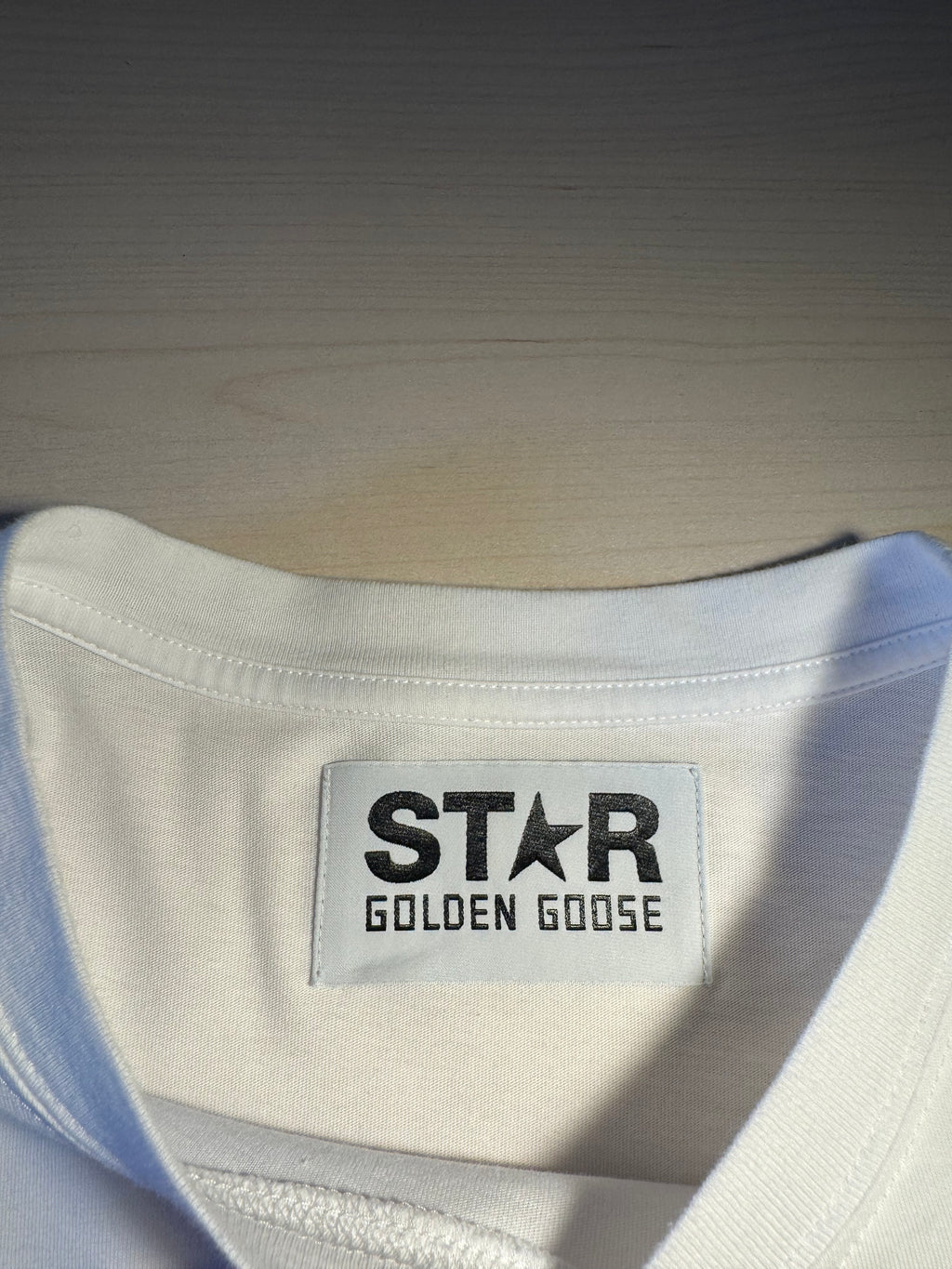Maglia Golden Goose Star bianca stella nera