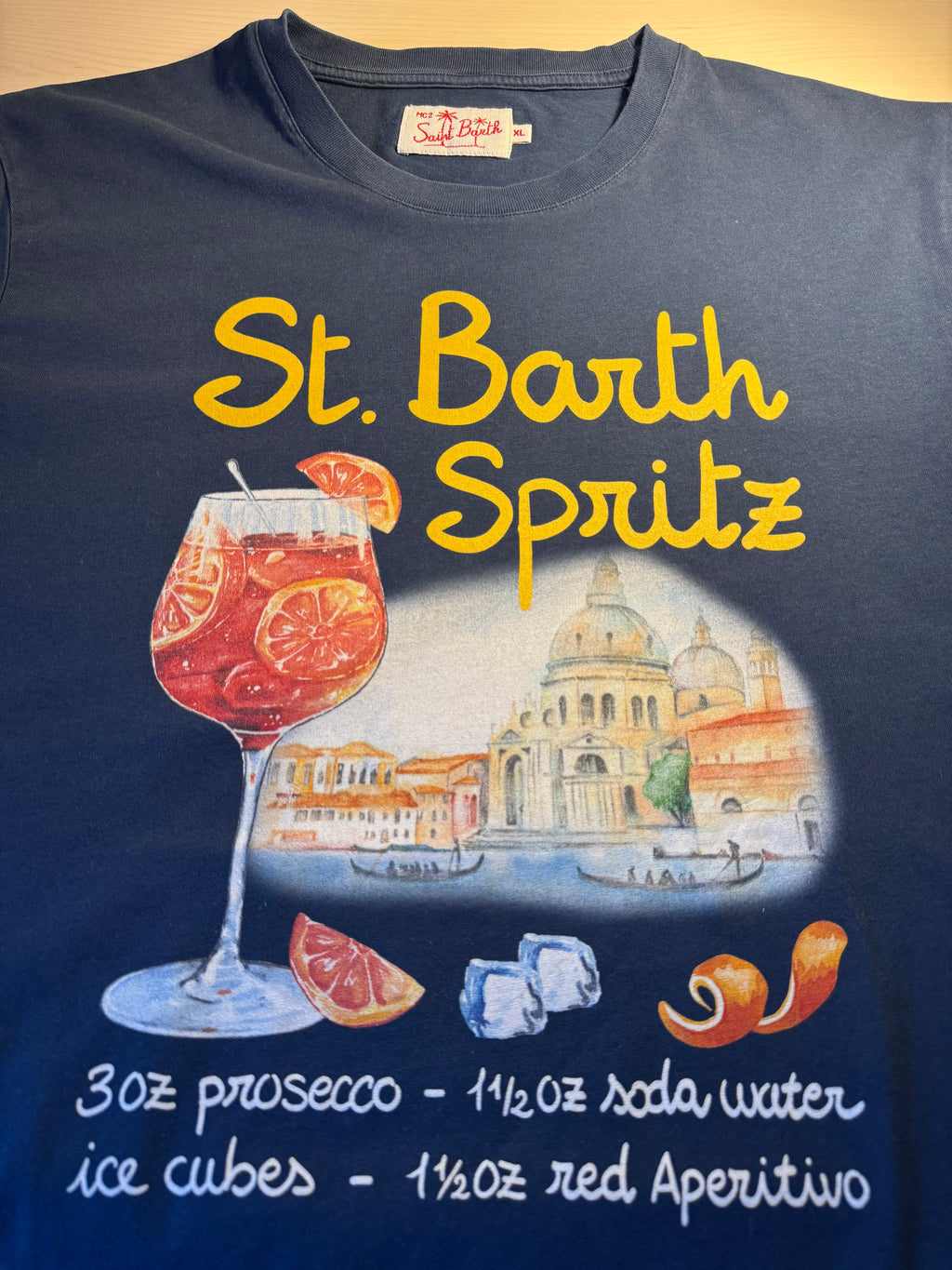 Maglia Saint Barth "St. Barth Spritz" blu