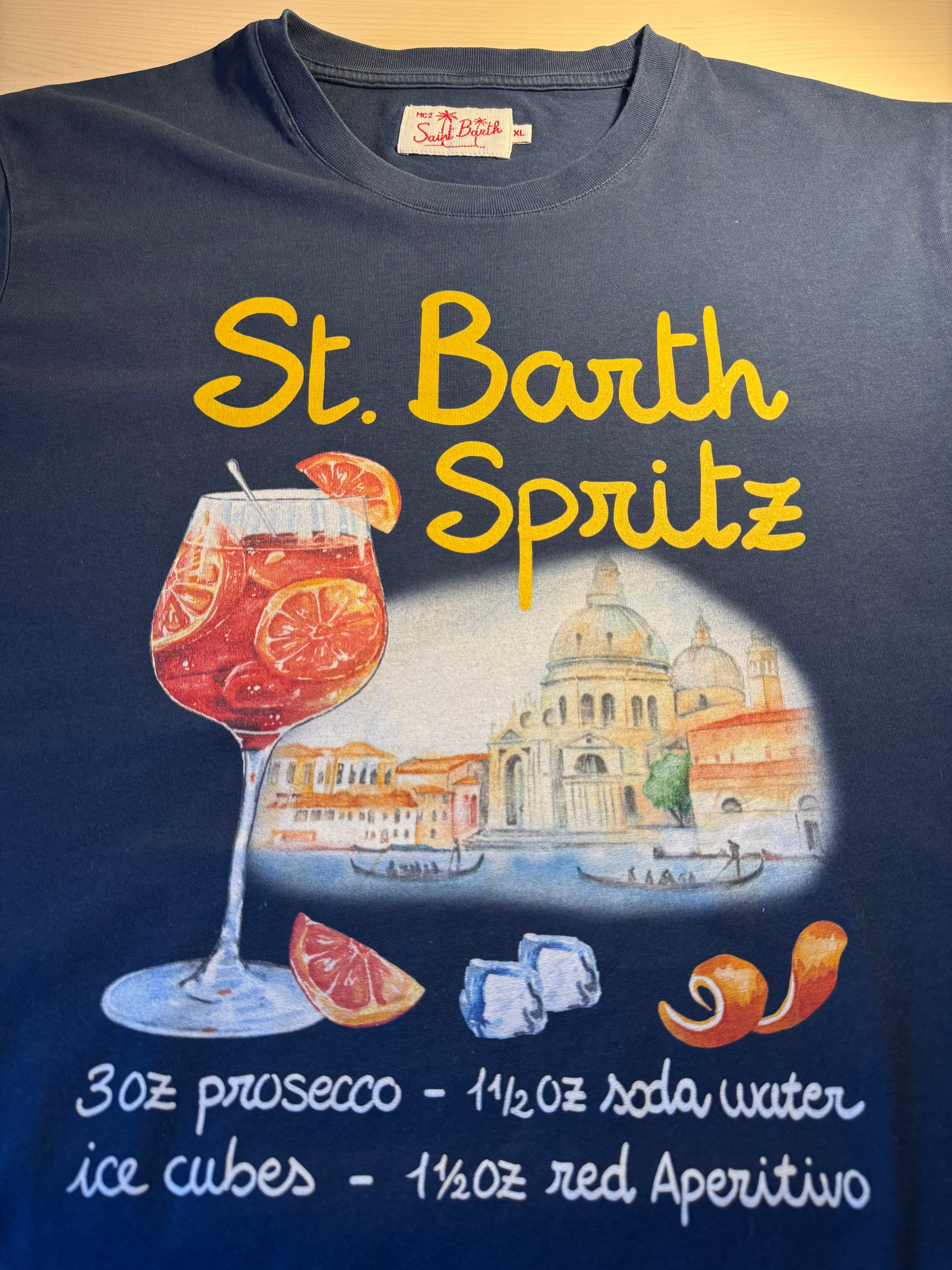 Maglia Saint Barth "St. Barth Spritz" blu