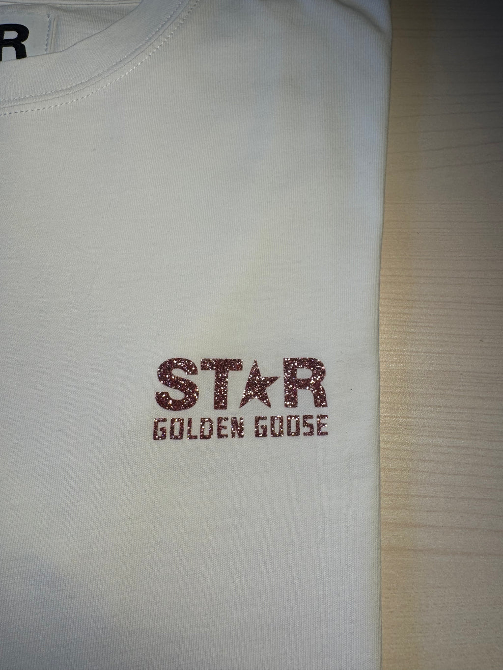 Maglia Golden Goose Star bianca stella rossa retro