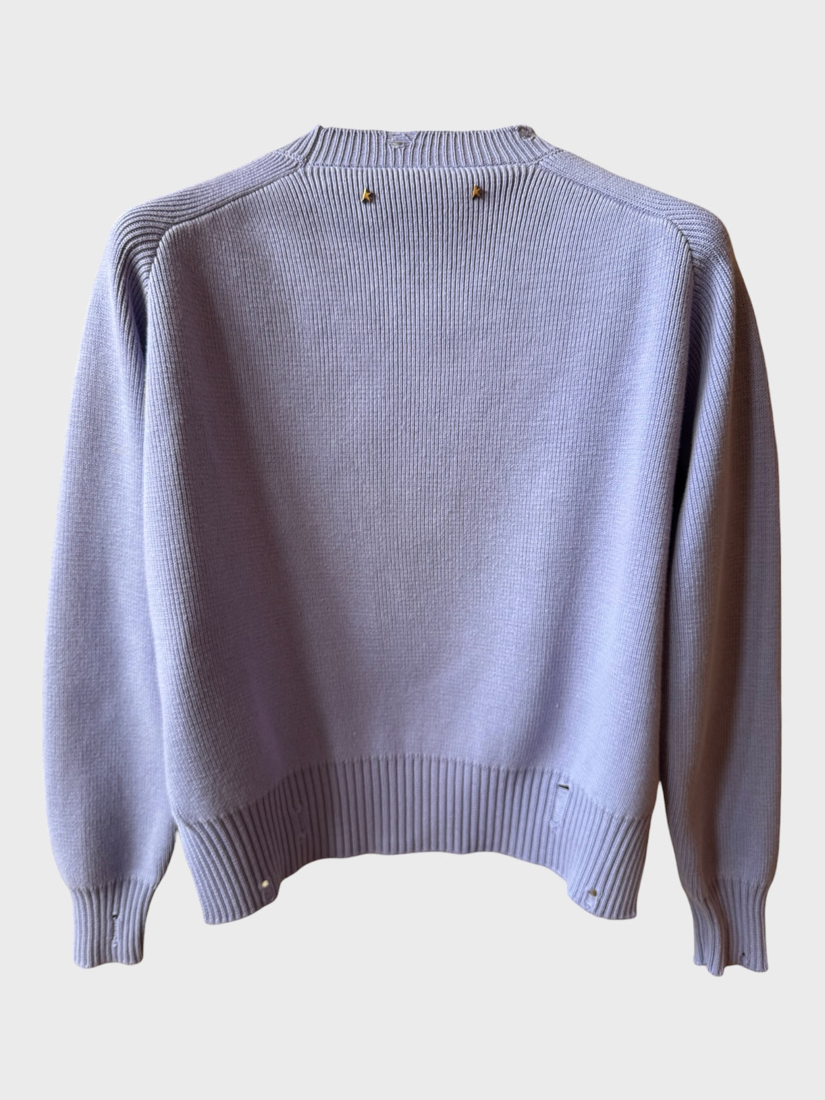 Maglione Golden Goose lilla "Do what you love"