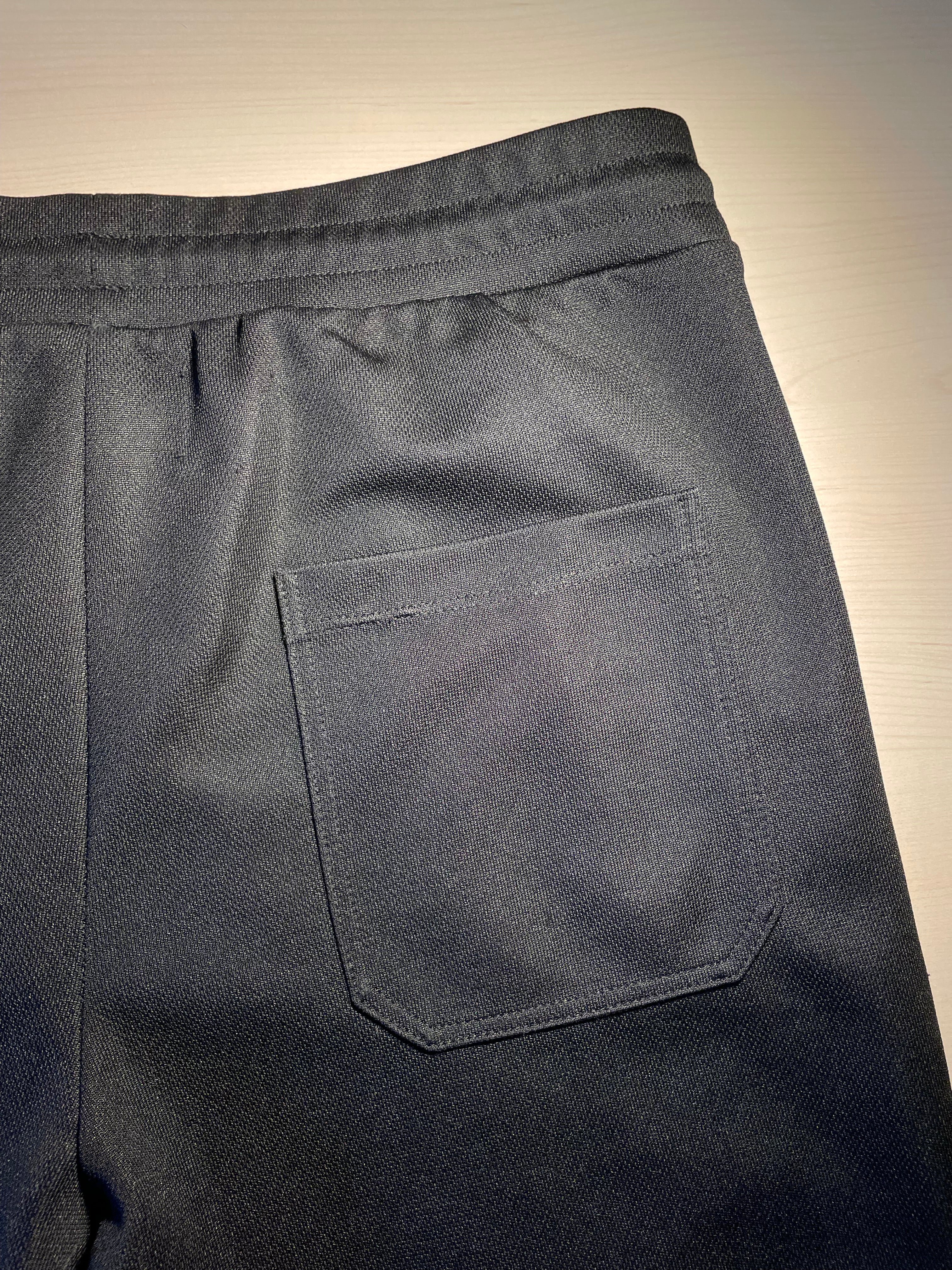 Pantaloni Golden Goose Star jogging neri stelline laterali