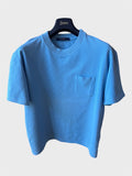 Maglia Louis Vuitton azzurra con taschino Damier