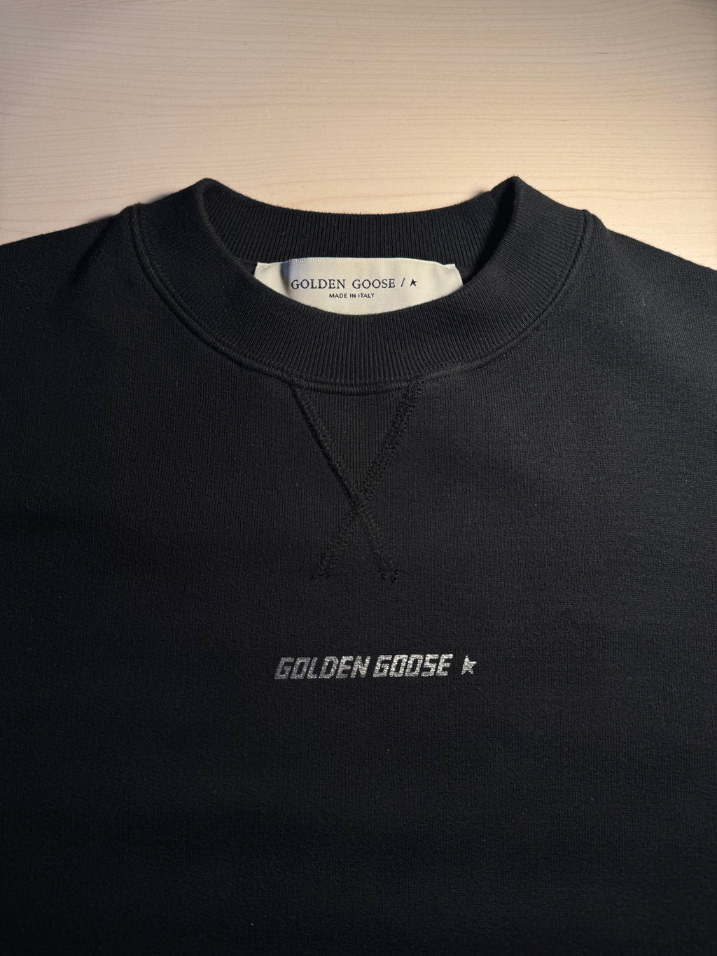 Felpa Golden Goose “Golden Goose Logo” nera