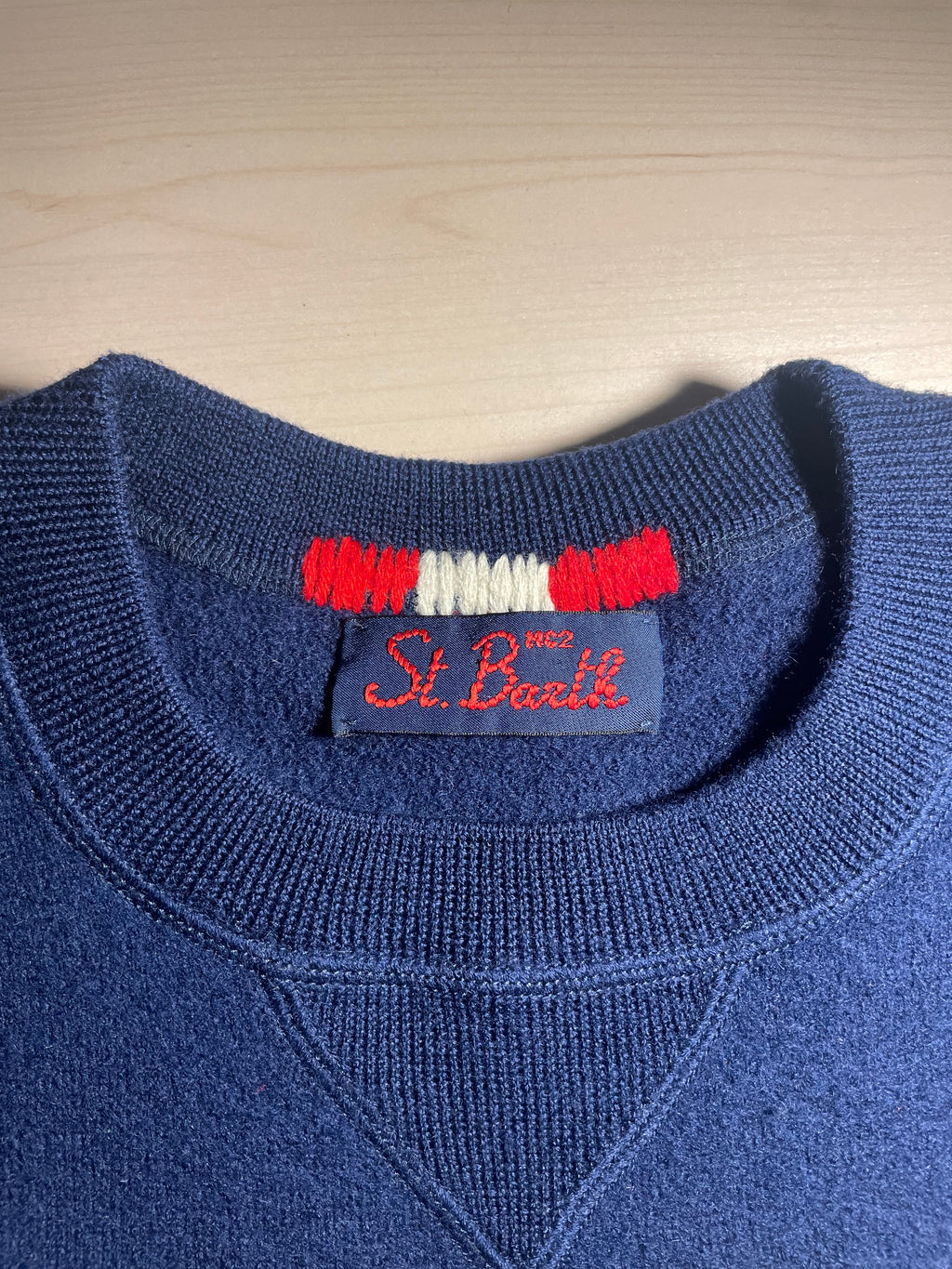 Maglione Saint Barth "Day Off" blu