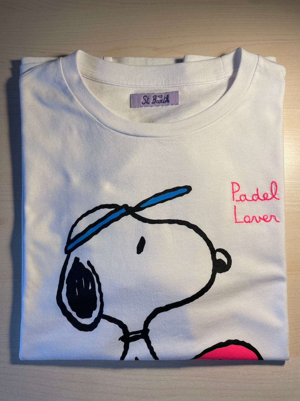 Maglia Saint Barth "Padel Lover" bianca tg S