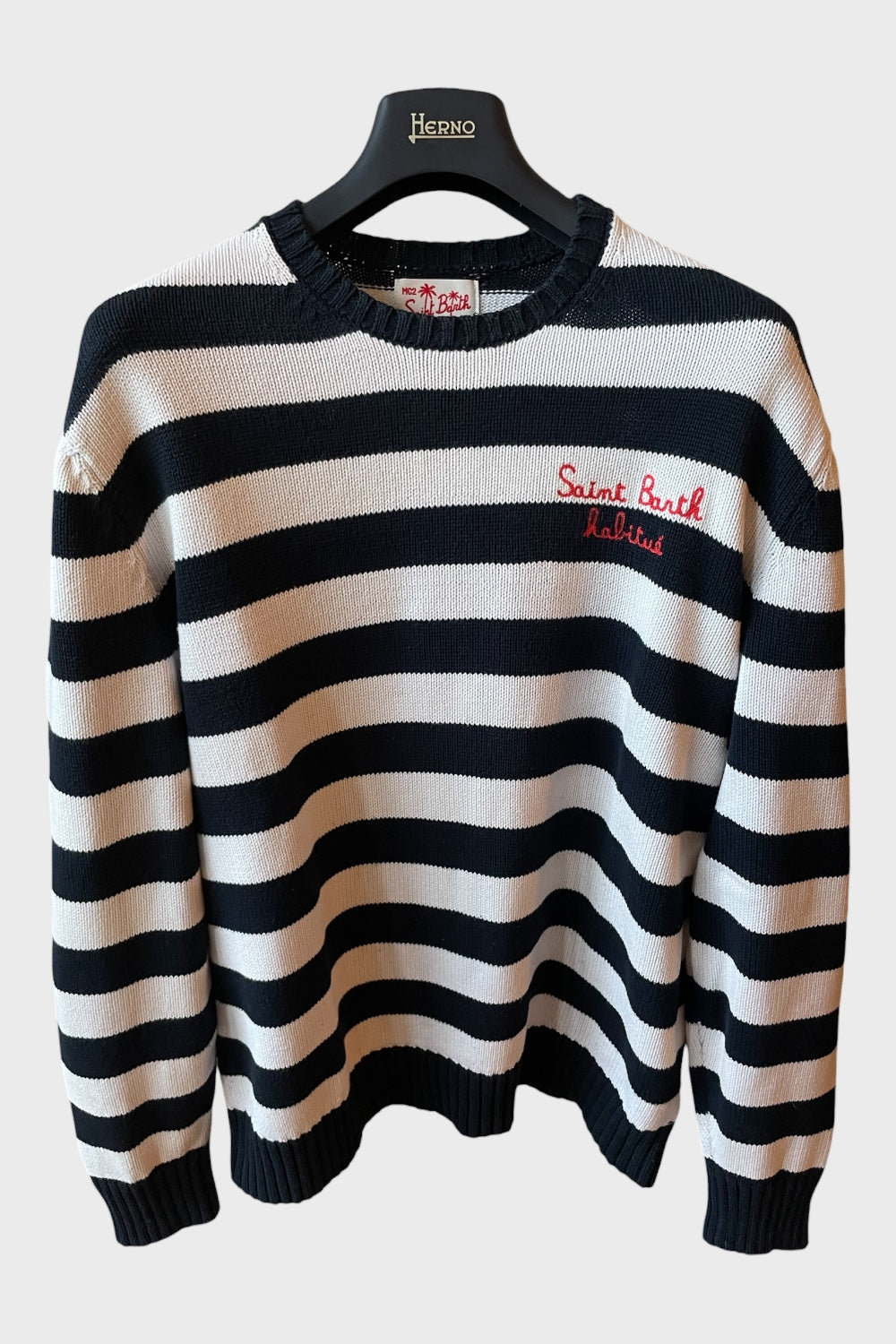 Maglione Saint Barth righe "Saint Barth Habitué"