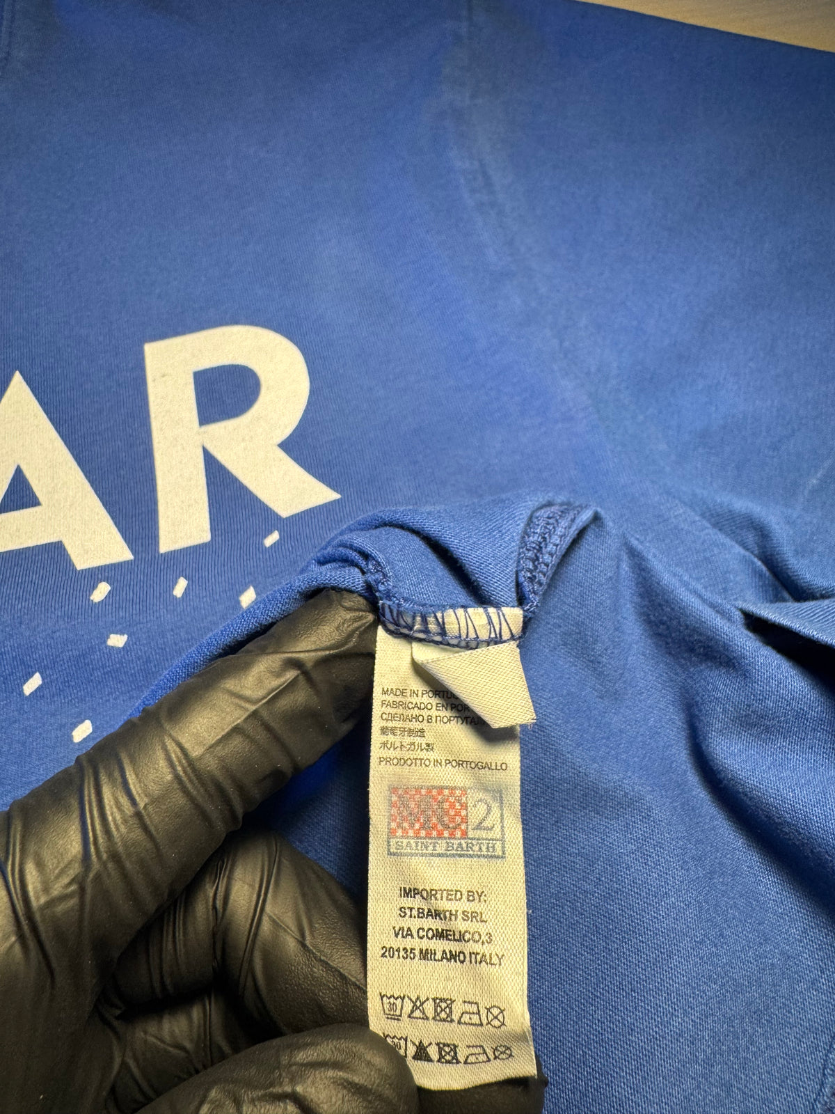 Maglia Saint Barth "Bipolar” blu