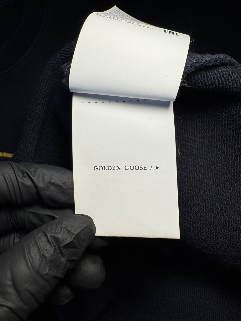Felpa Golden Goose "Perfect Imperfection" blu