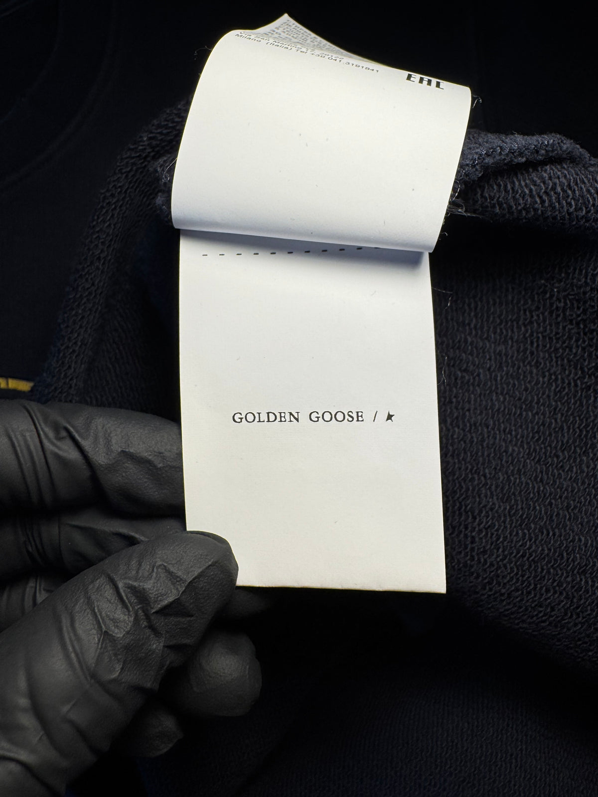 Felpa Golden Goose "Perfect Imperfection" blu