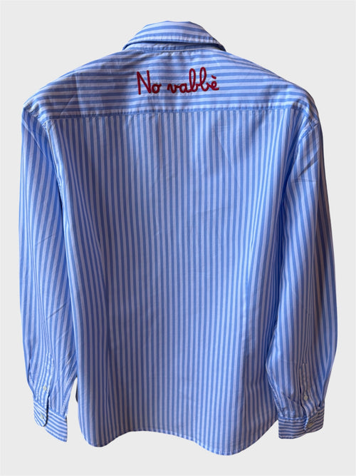 Camicia Saint Barth righe “No Vabbè”