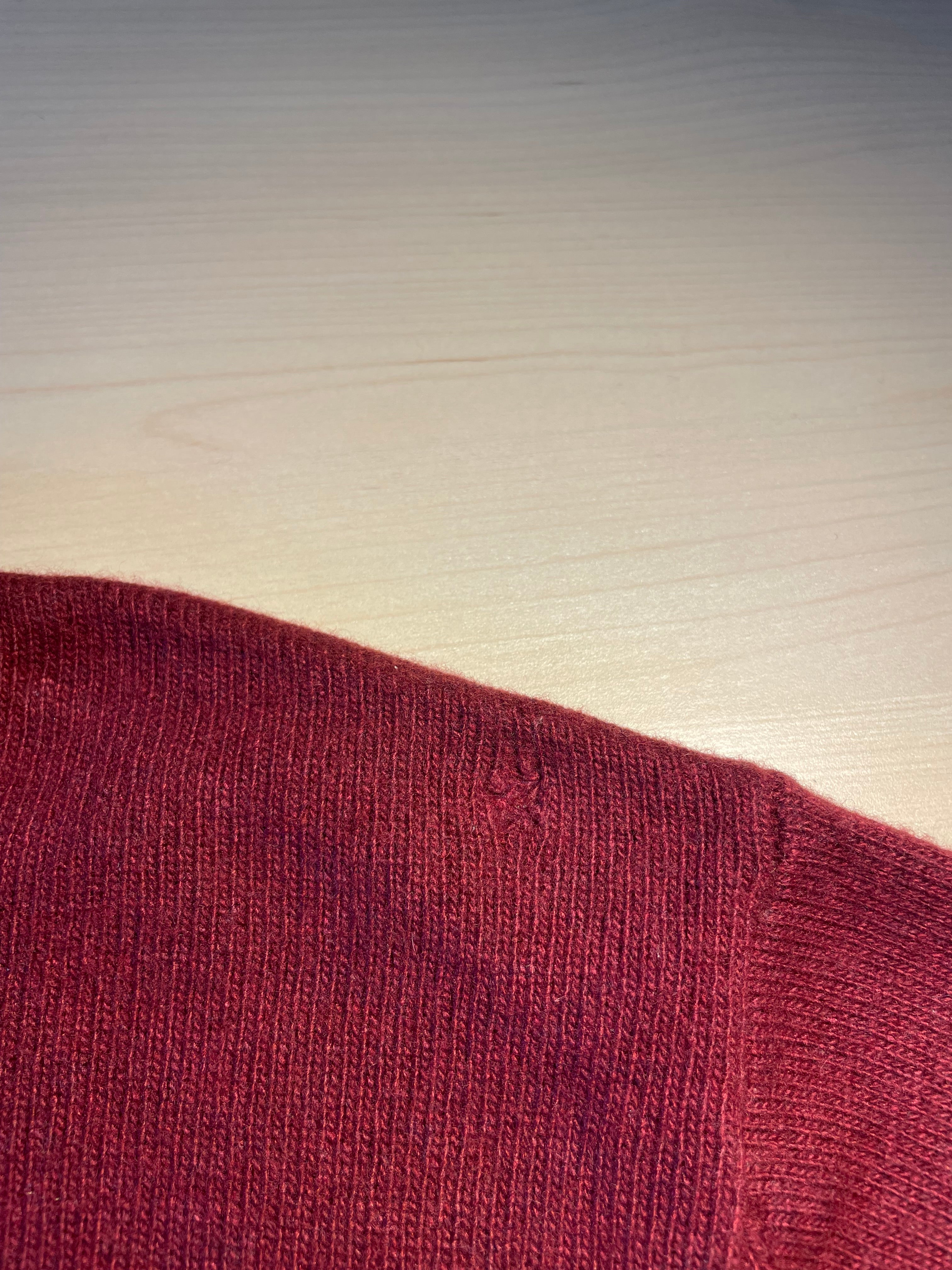 Maglione Saint Barth "Champagne e montagne" Bordeaux