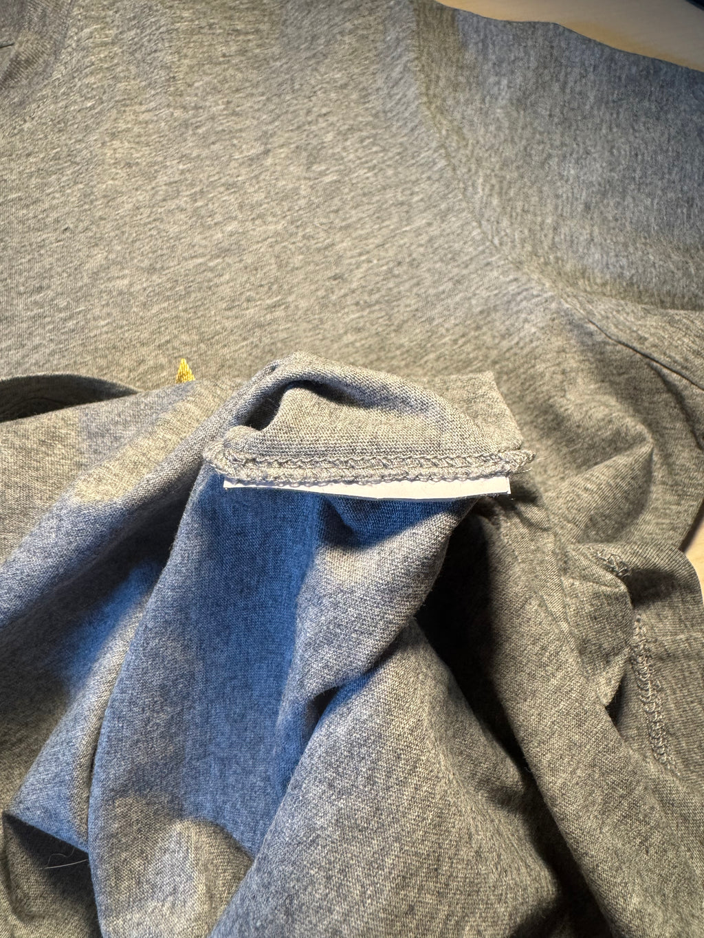 Maglia Golden Goose Star grigia stella oro
