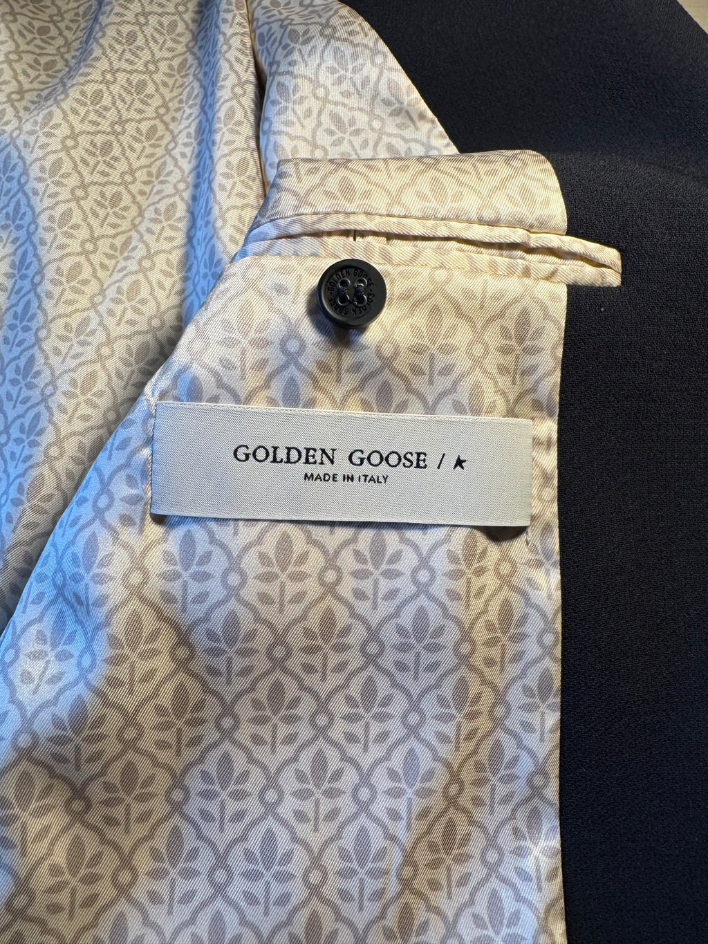 Blazer Golden Goose blu misto lana