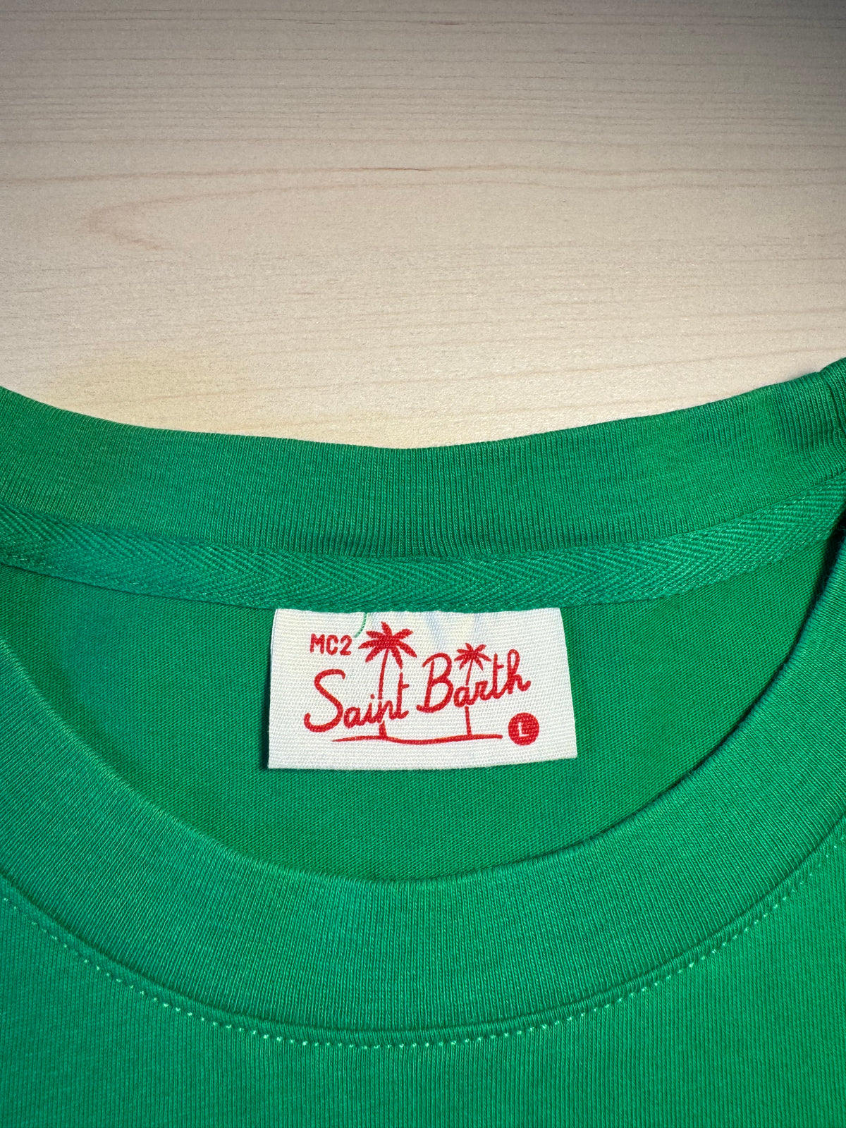 Maglia Saint Barth "Tequila a Go-Go” verde