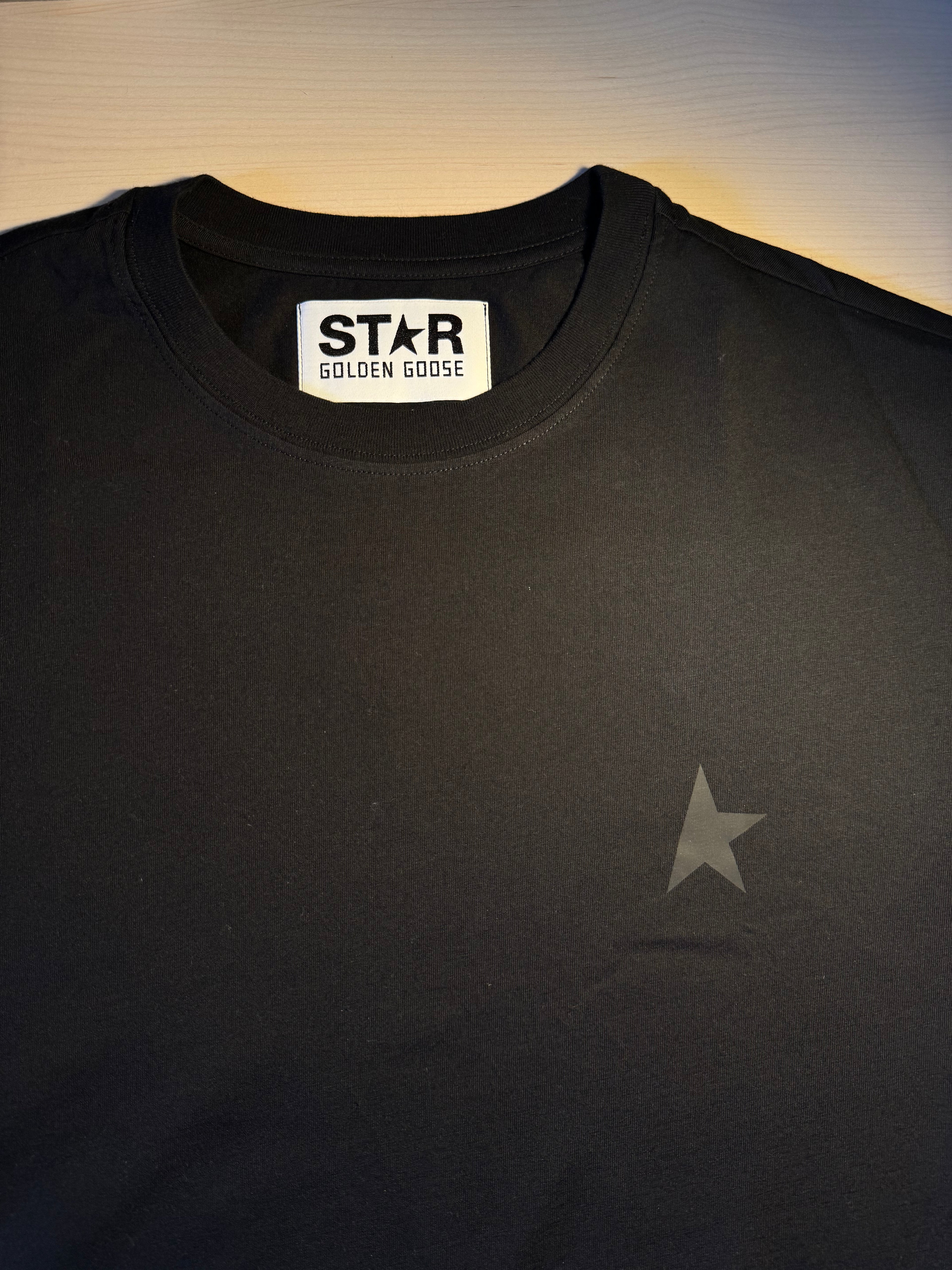 Maglia Golden Goose Star nera stella nera tg M uomo