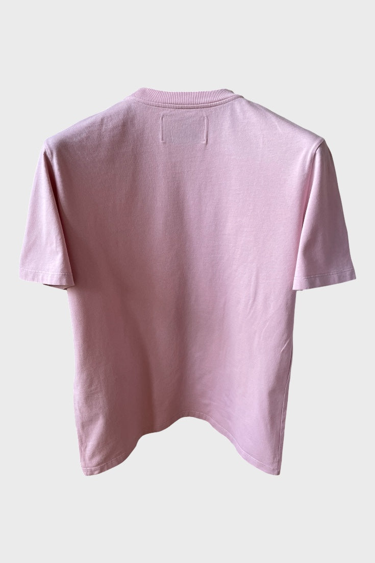 Maglia Golden Goose Star rosa stella bianca