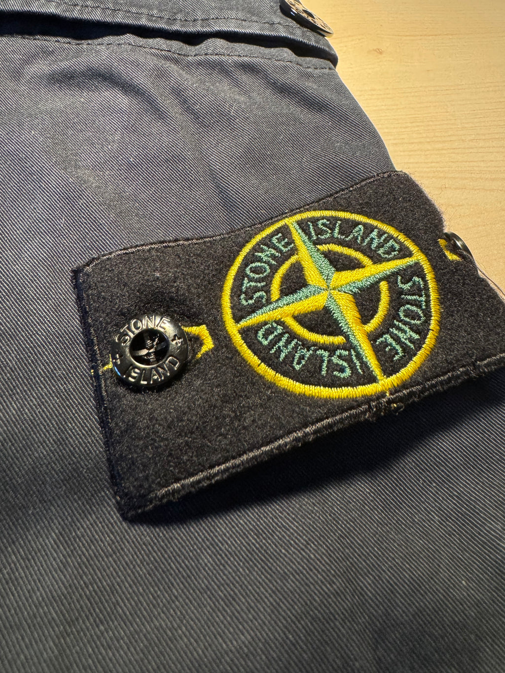 Pantaloni Stone Island cargo blu