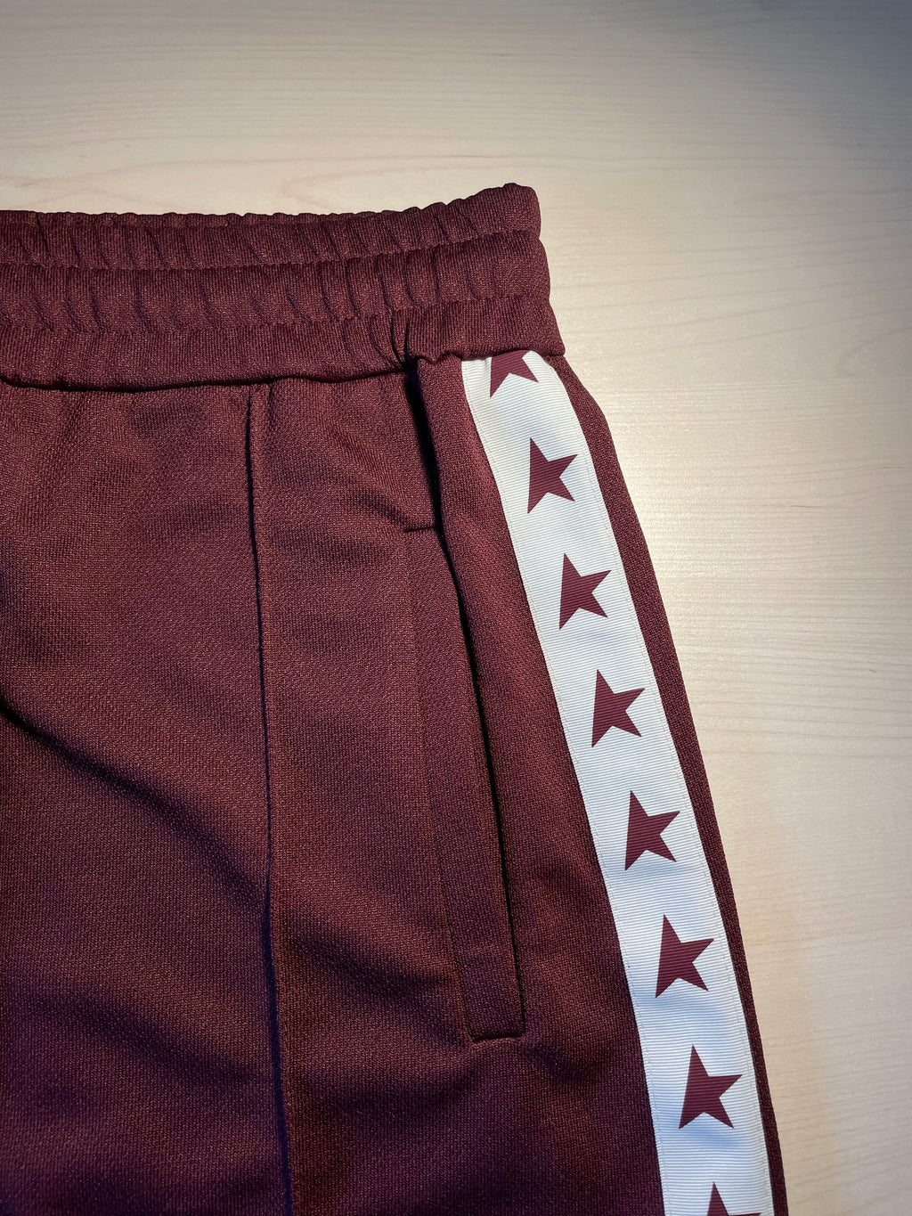 Gonna Golden Goose Star stelline laterali bordeaux