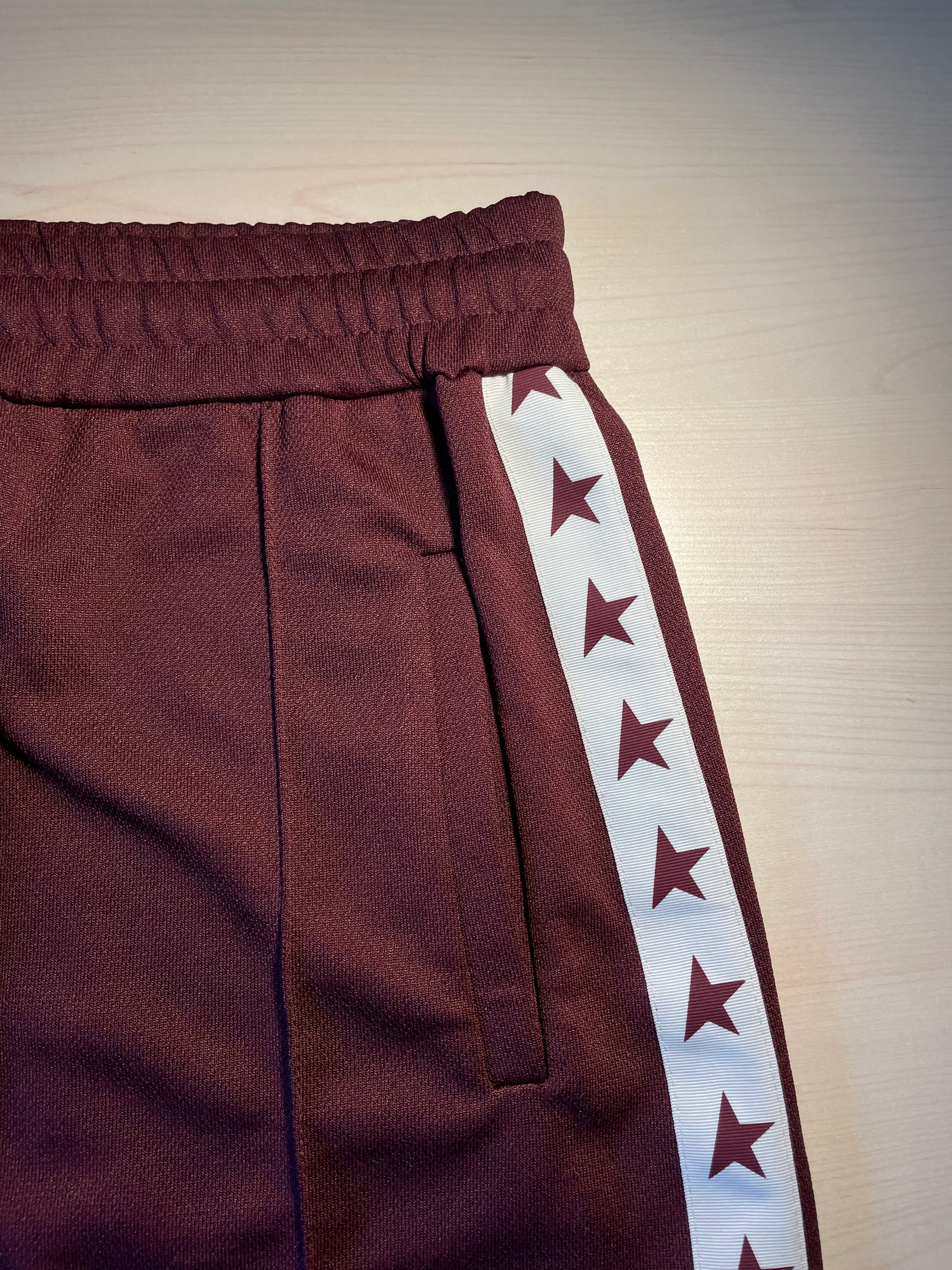Gonna Golden Goose Star stelline laterali bordeaux