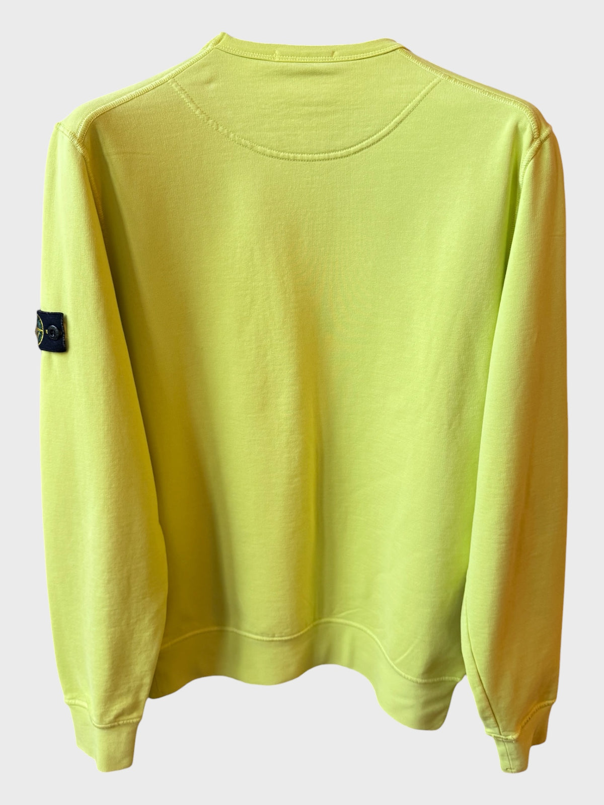 Felpa Stone Island giallo fluo