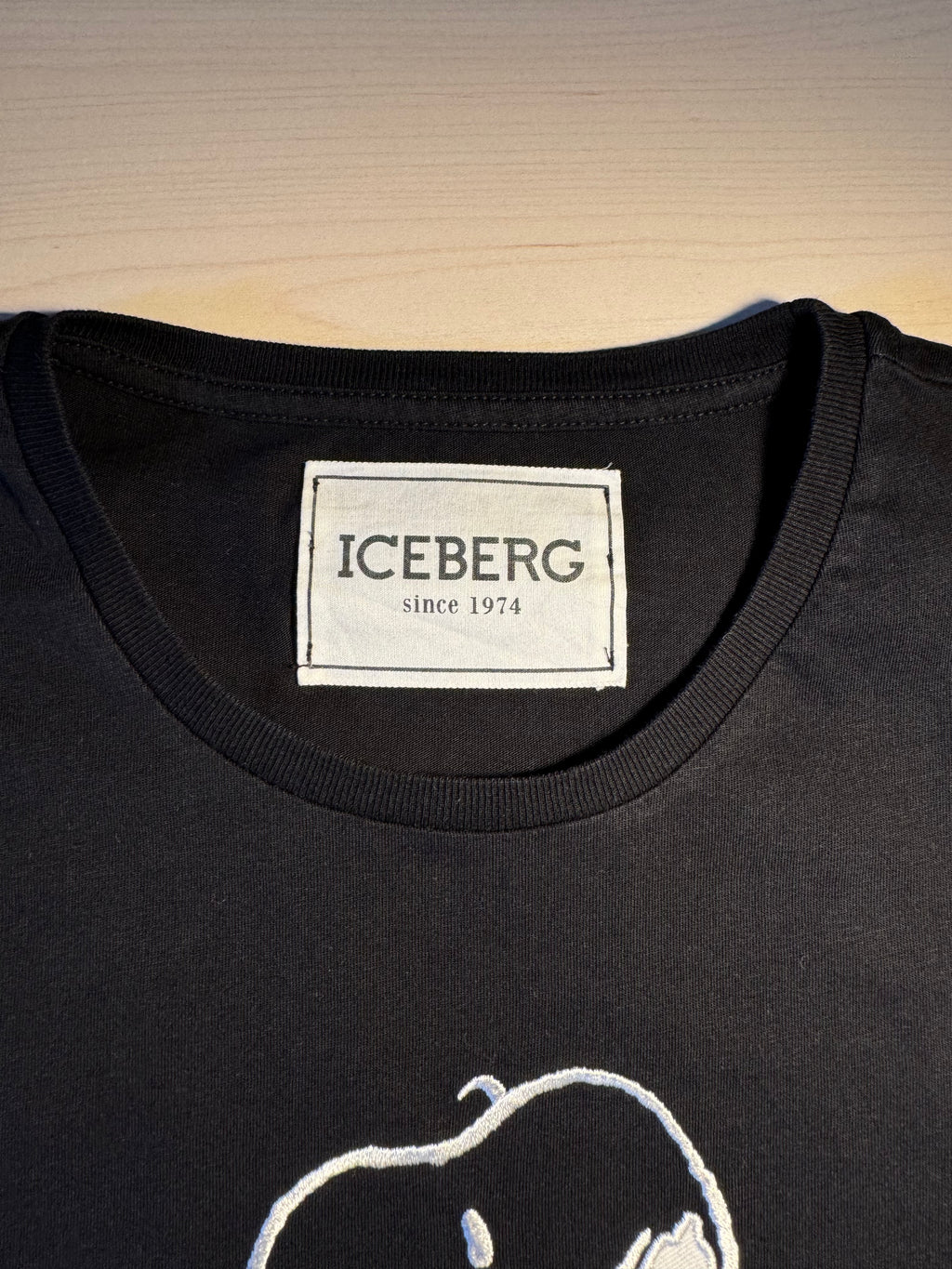 Maglia Iceberg “Snoopy” nera