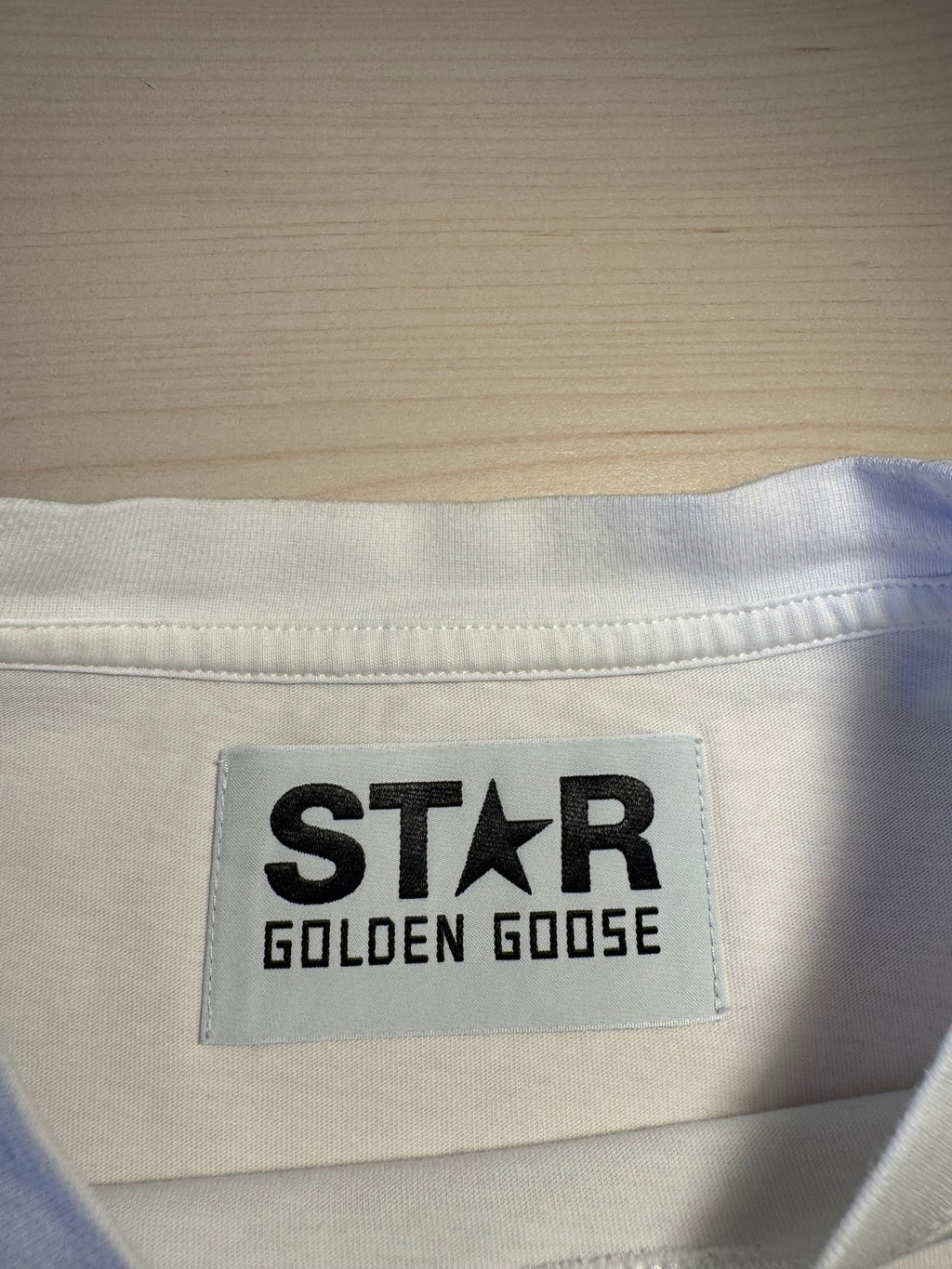 Maglia Golden Goose Star bianca stella nera