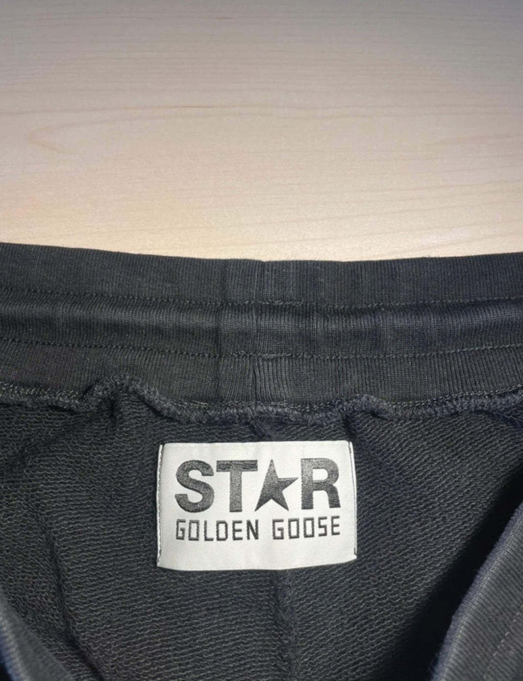 Pantaloni Golden Goose Star neri stelle bianche