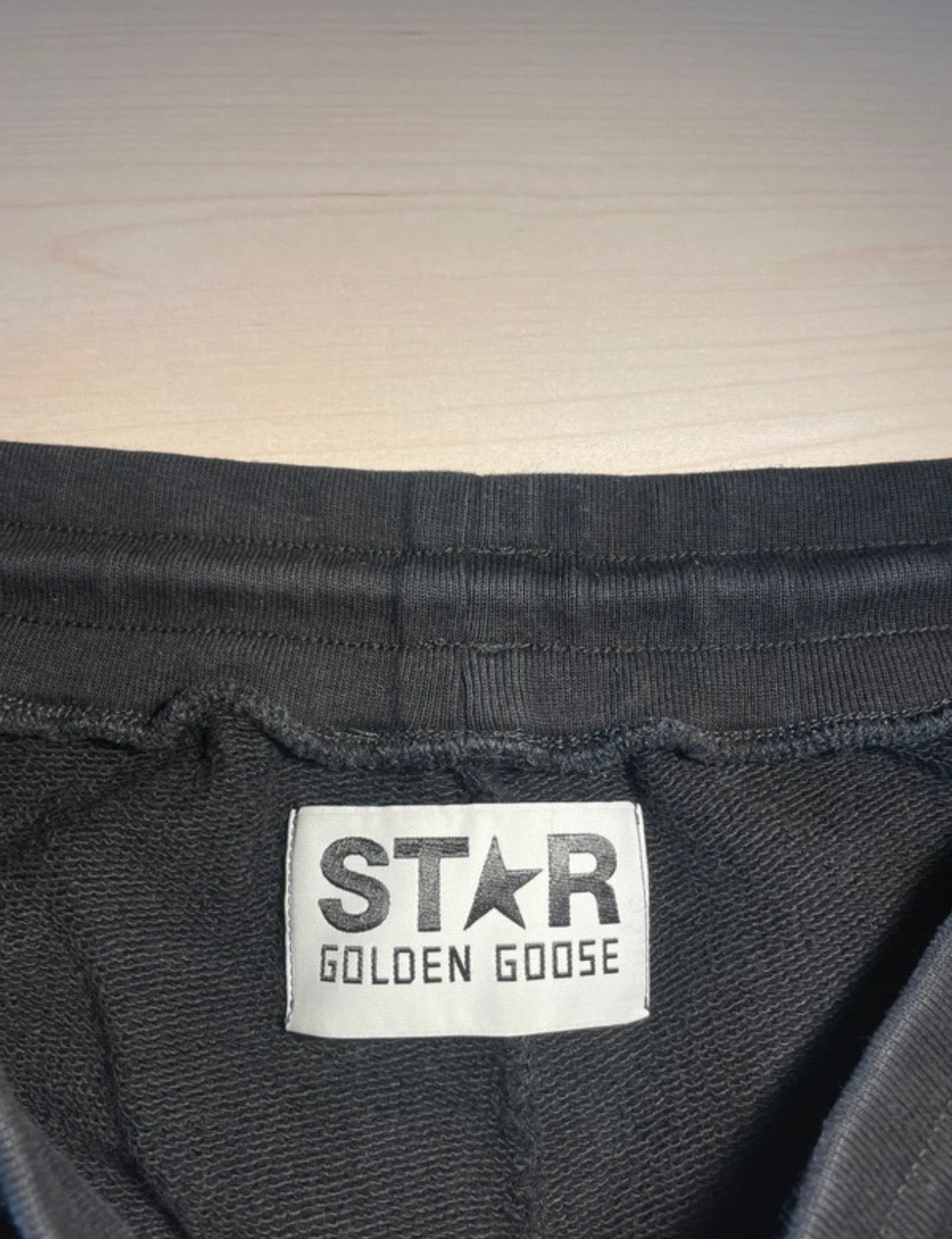 Pantaloni Golden Goose Star neri stelle bianche