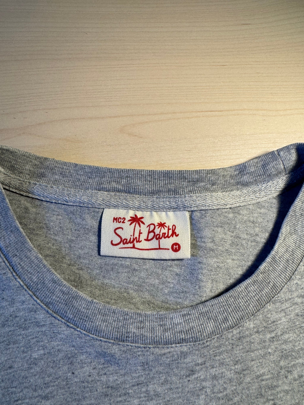 Maglia Saint Barth "Cross Rich" grigia