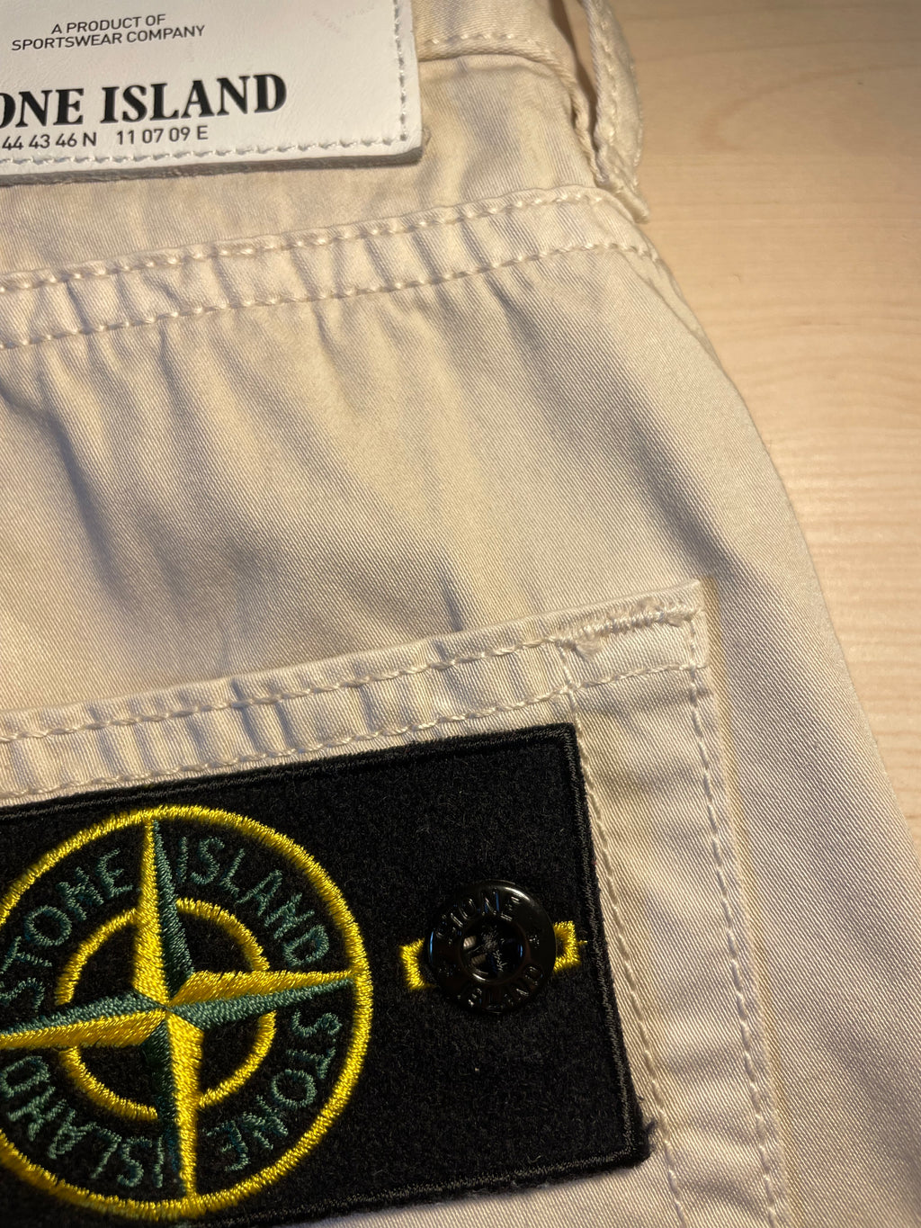 Pantaloni Stone Island L34, Type SL XX15 crema
