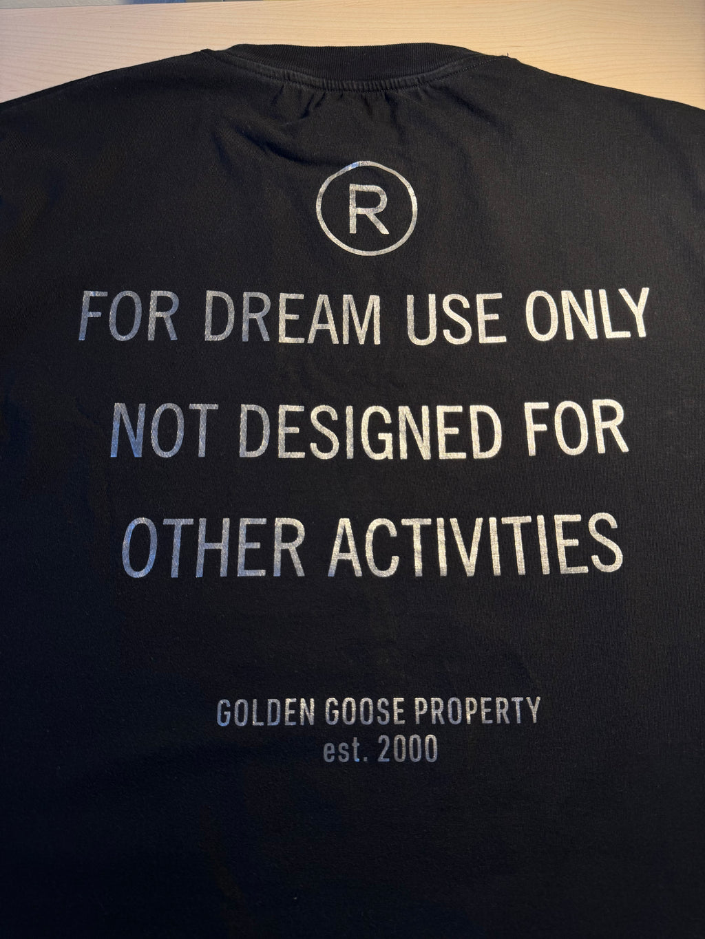 Maglia Golden Goose logo “Golden Goose” nera