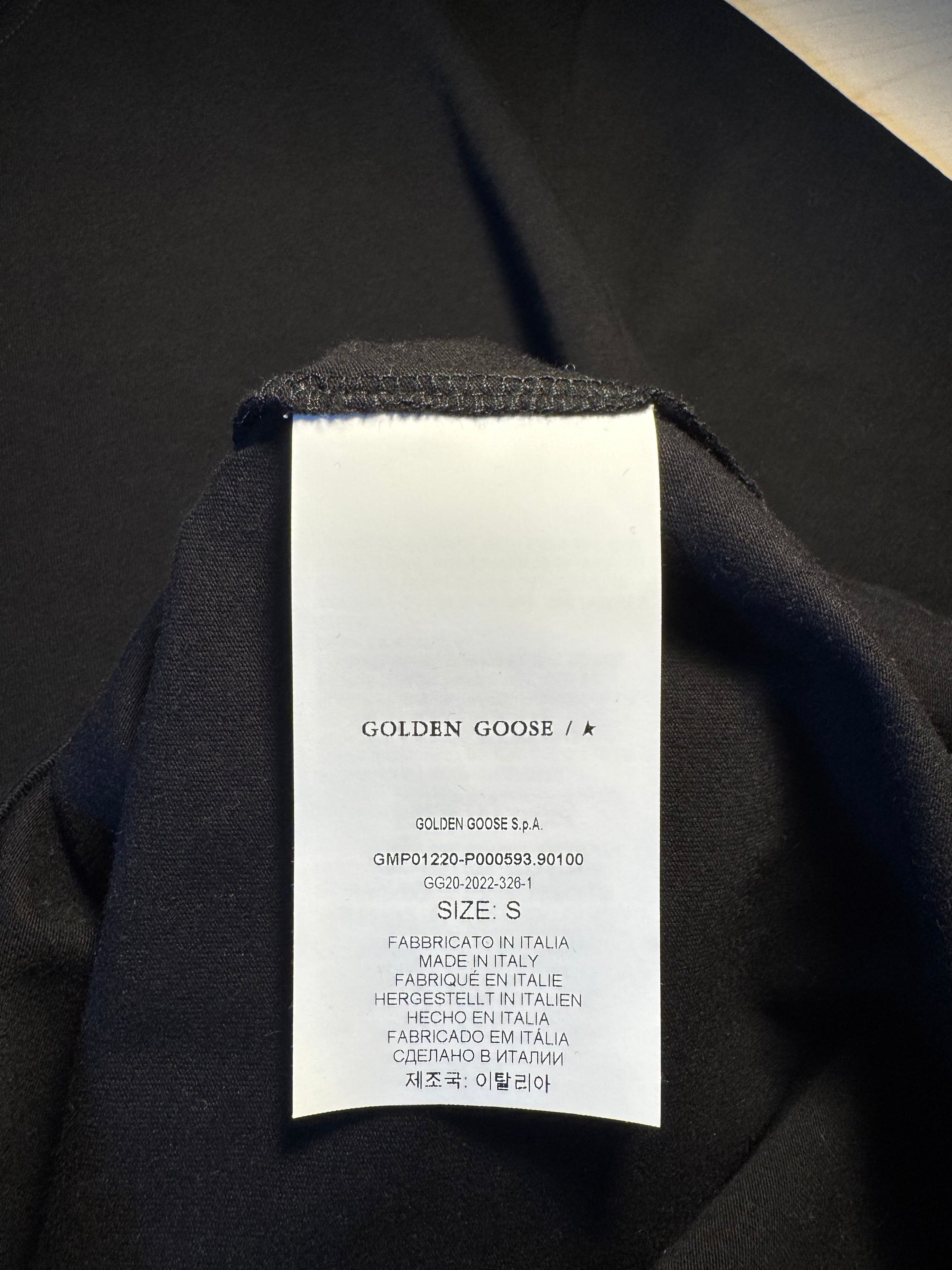 Maglia Golden Goose Star nera stella nera tg M uomo