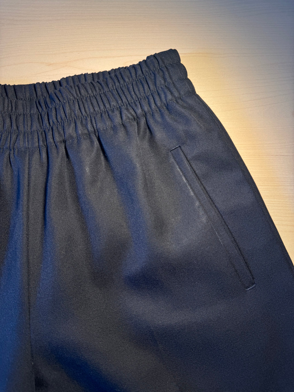 Pantaloni Golden Goose jogging lana blu