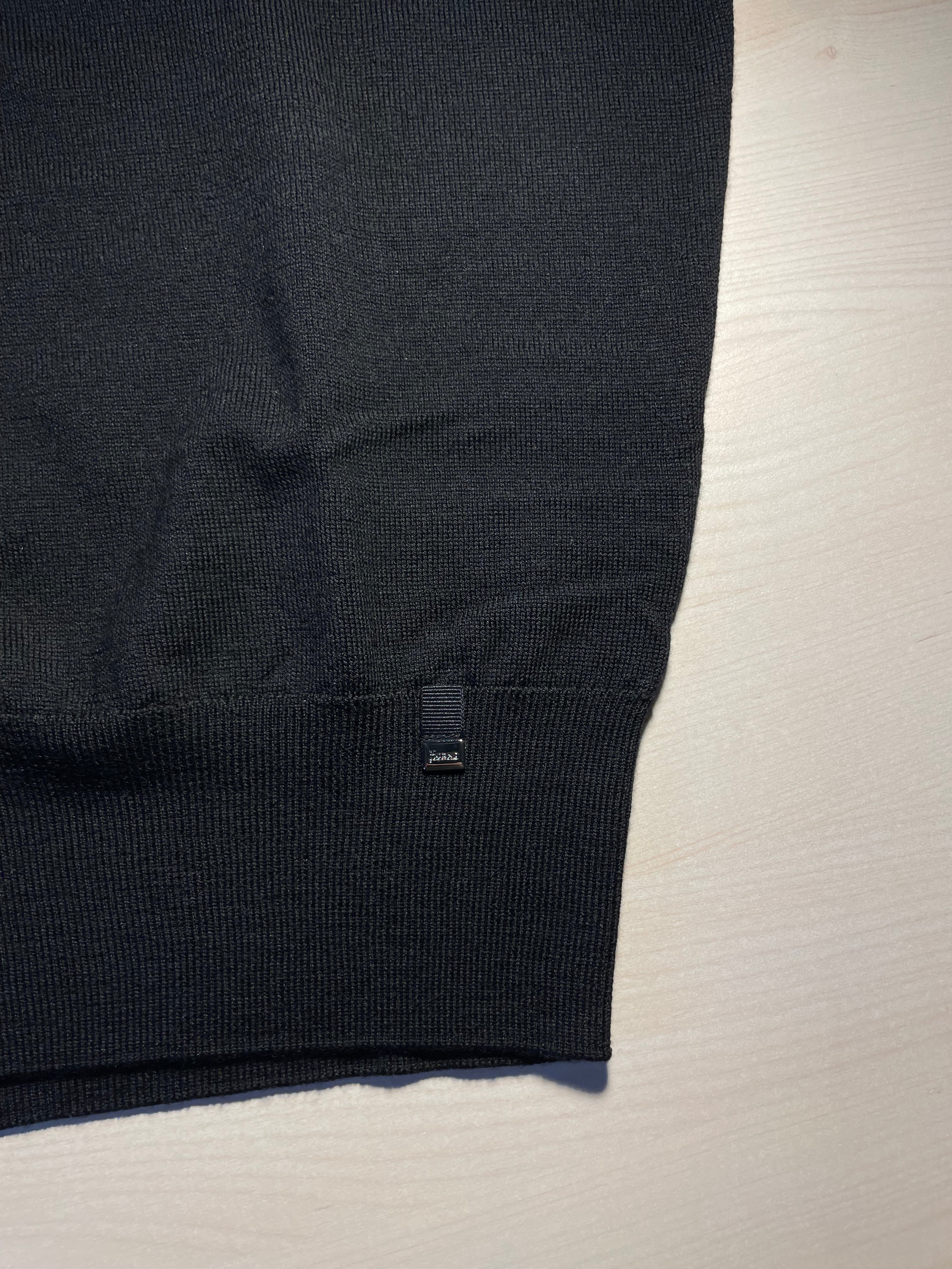 Cardigan Herno nero nuovo