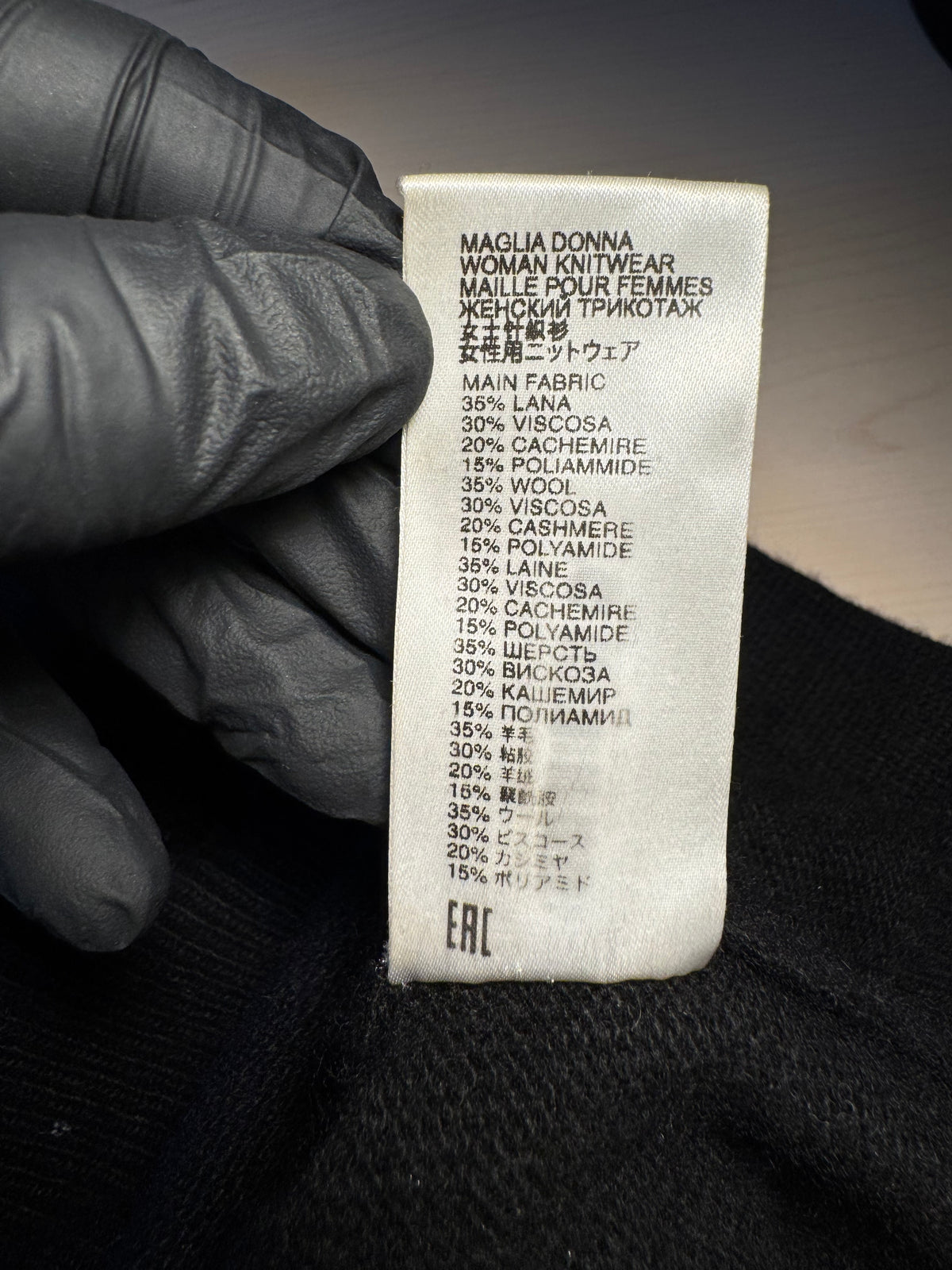 Maglione Saint Barth "Se Mi Lasci Non Vale" nero