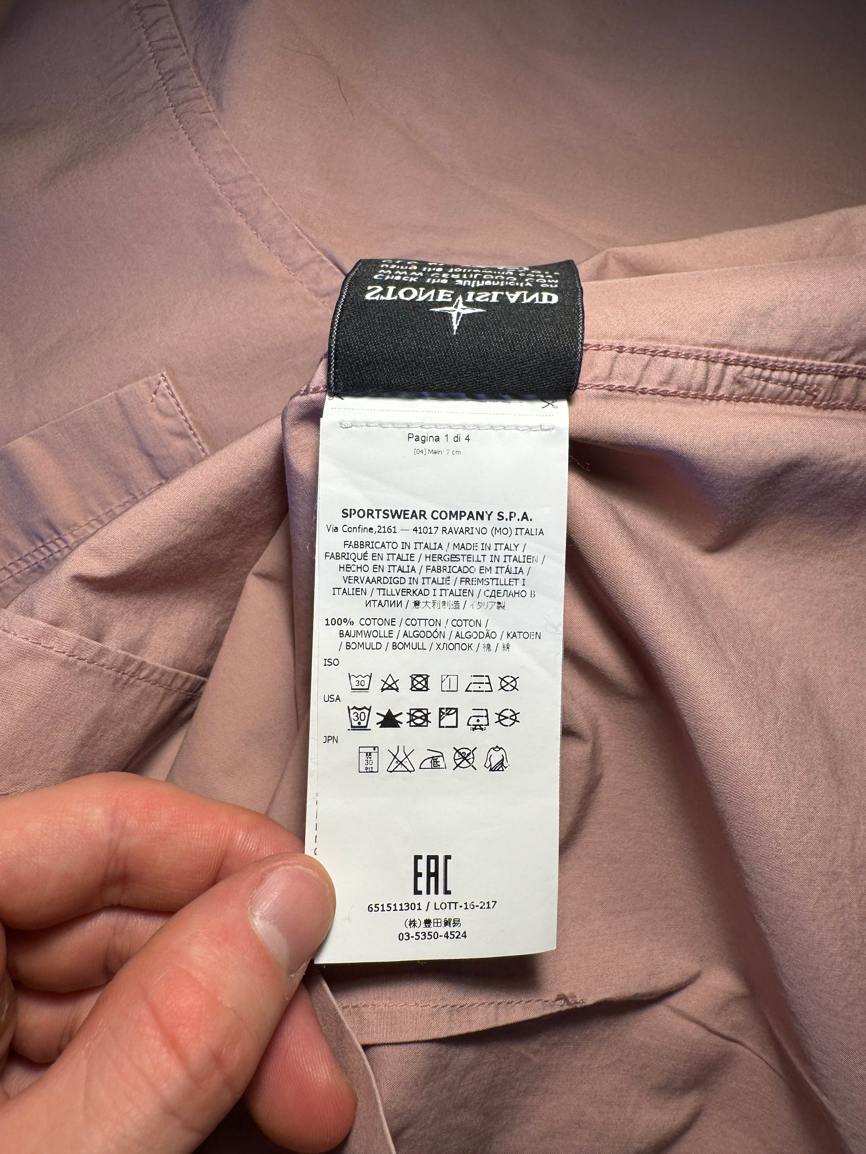 Camicia Stone Island rosa