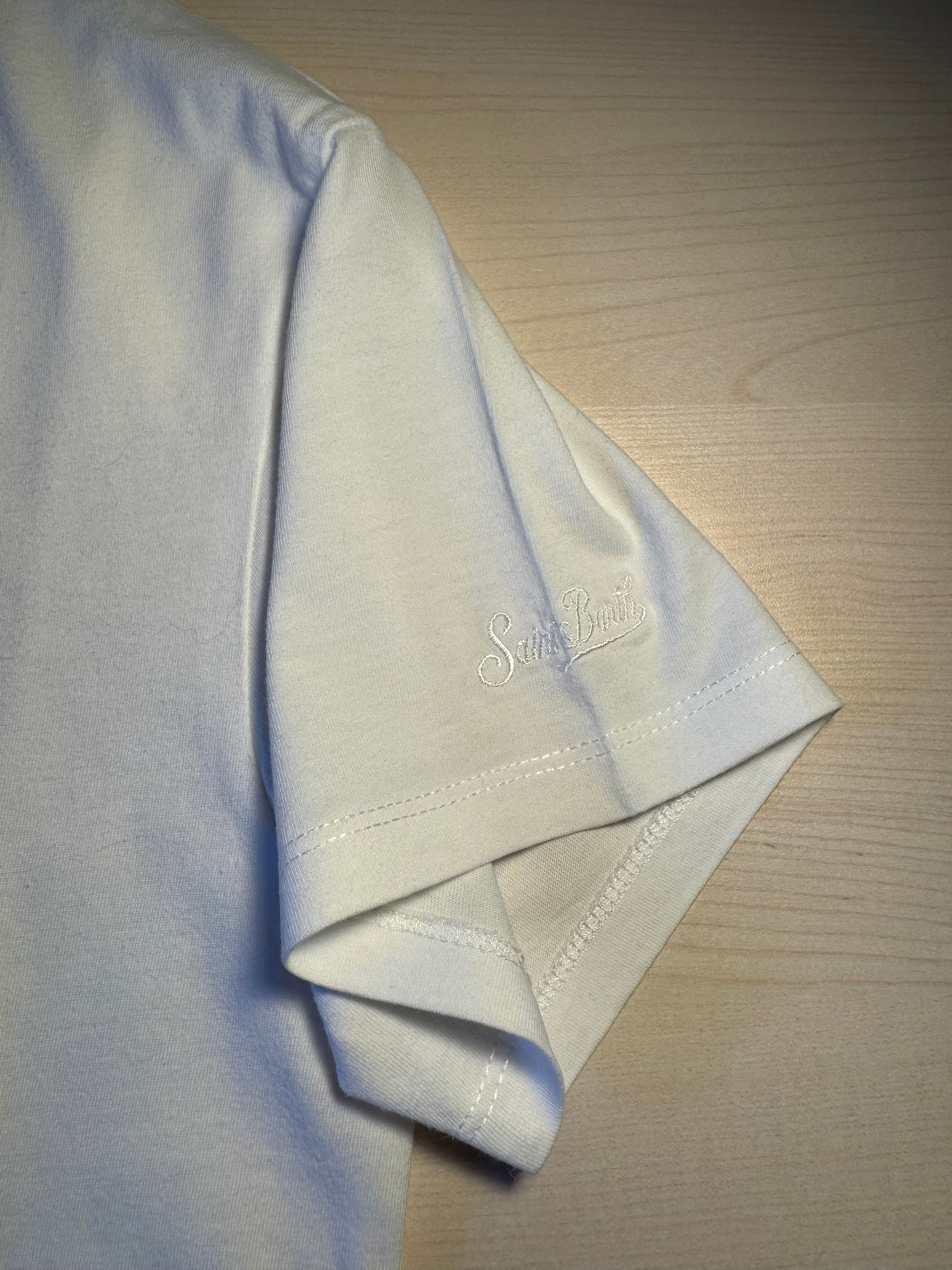 Maglia Saint Barth "St. Barth Habitué" bianca tg XS