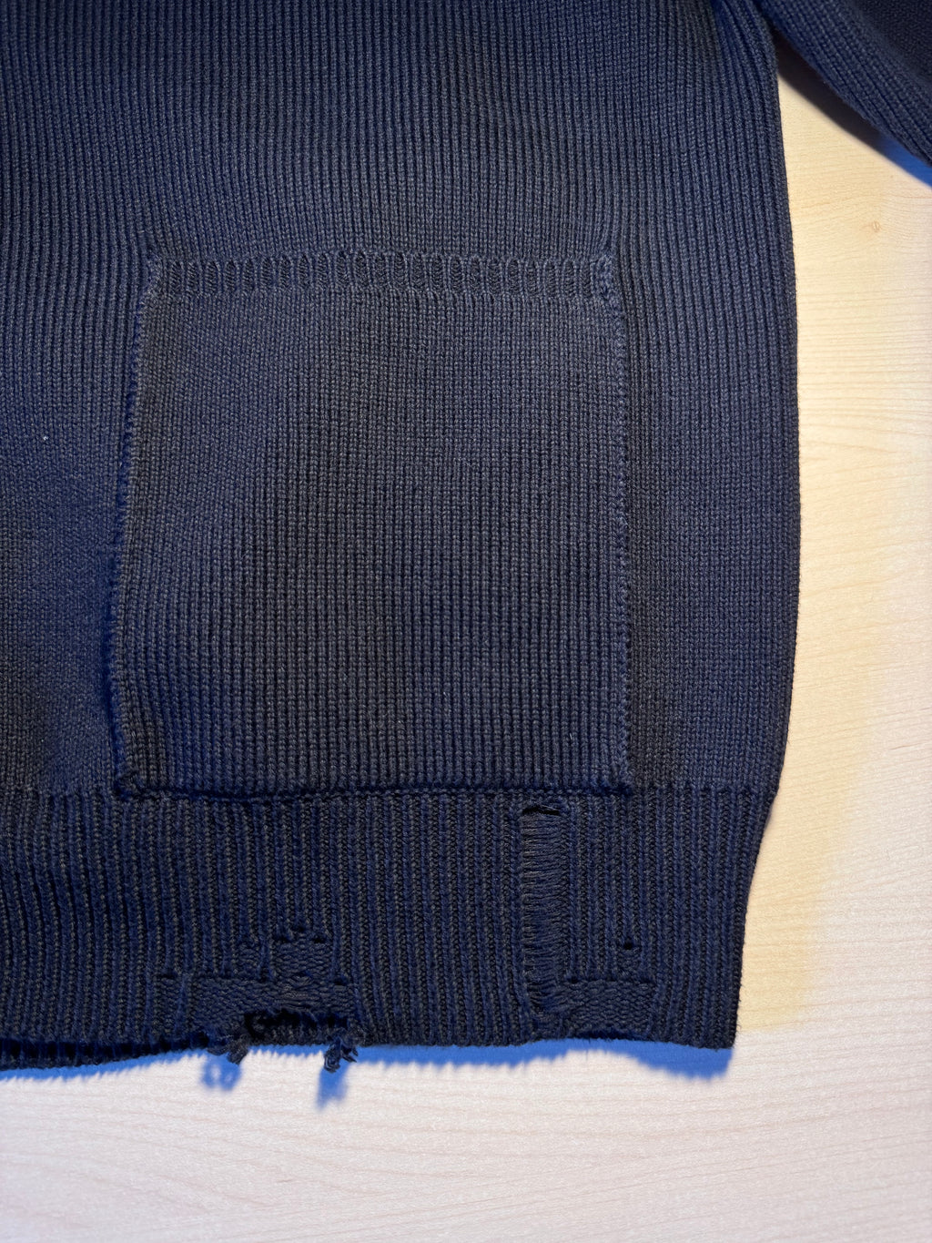 Cardigan Golden Goose blu con patch