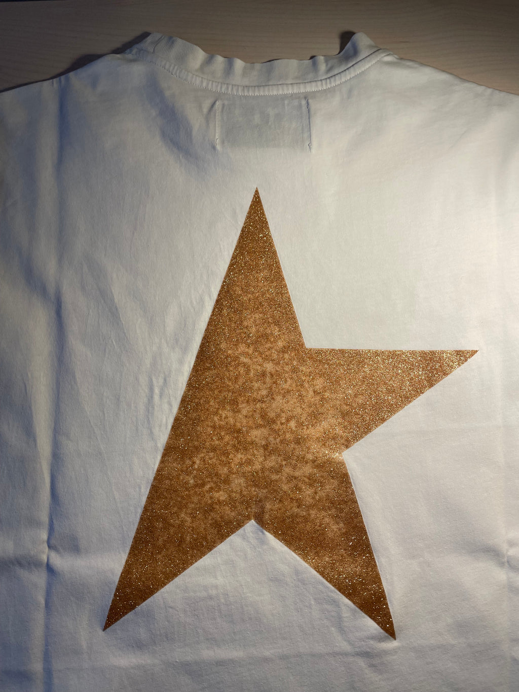 Maglia Golden Goose star scritta oro
