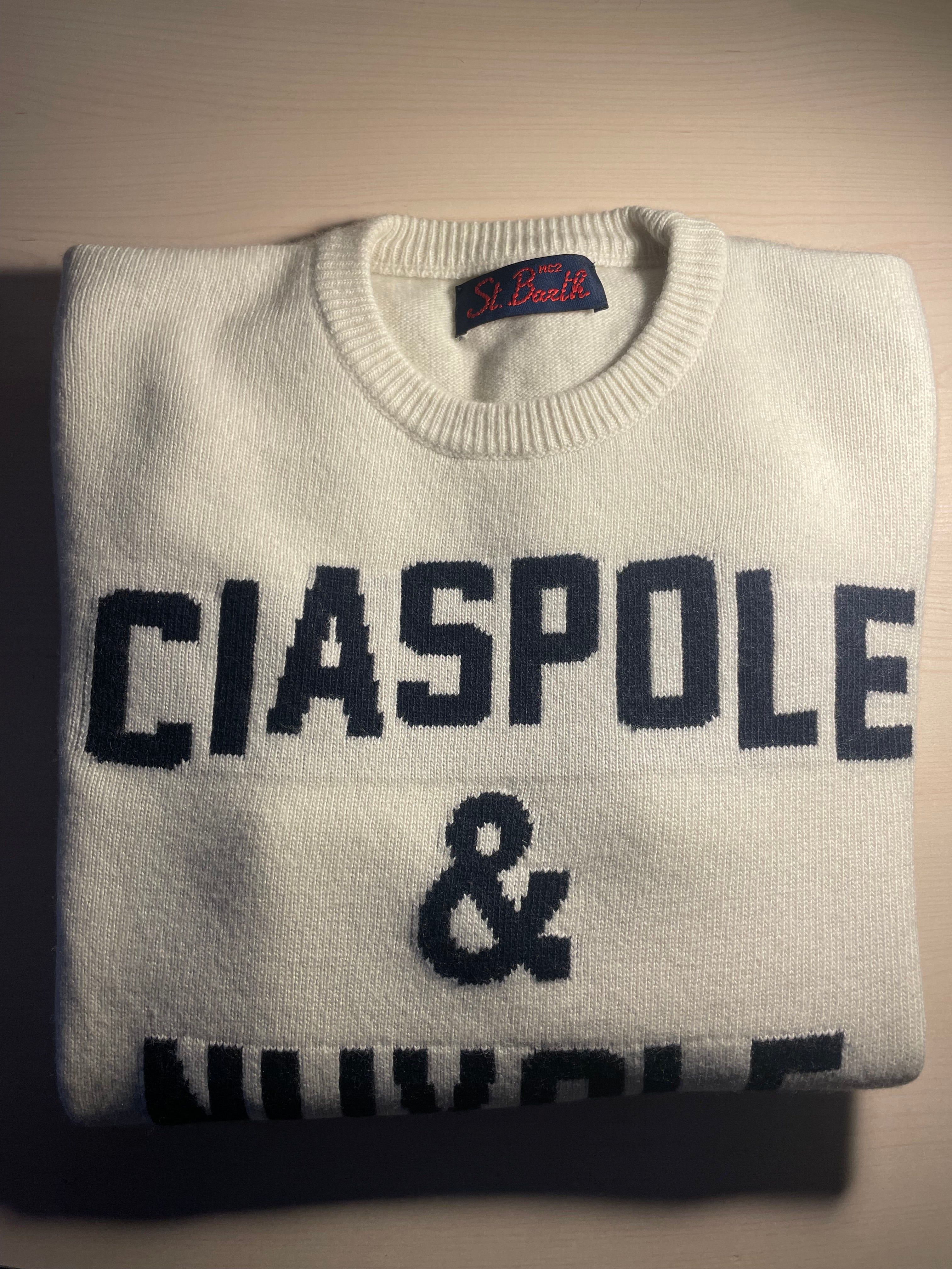 Maglione Saint Barth "Ciaspole e nuvole"