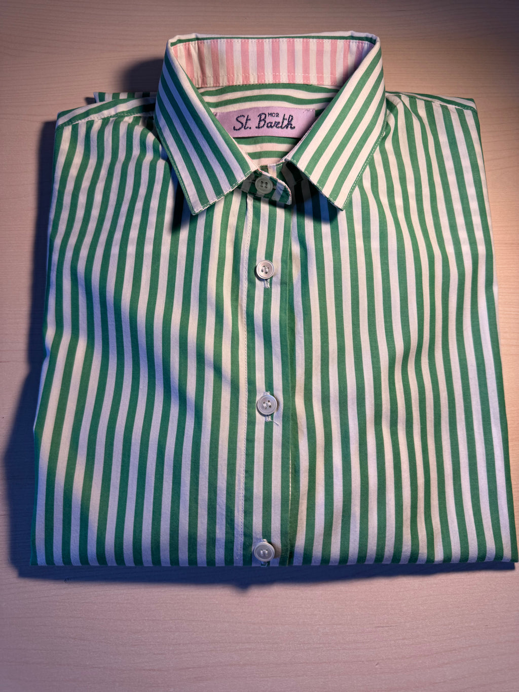 Camicia Saint Barth righe “Madame À La Plage”