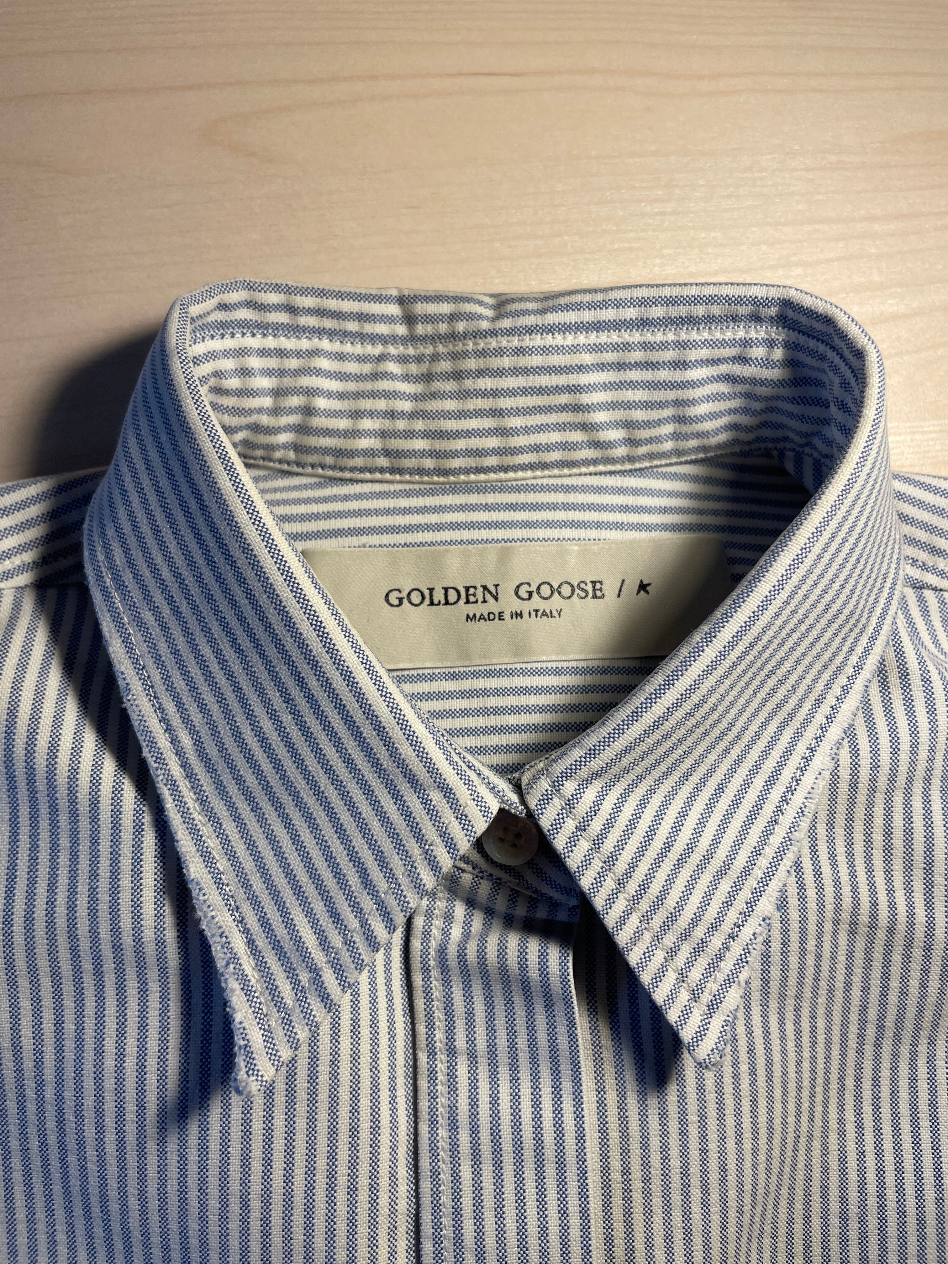 Camicia Golden Goose righe a bastoncino