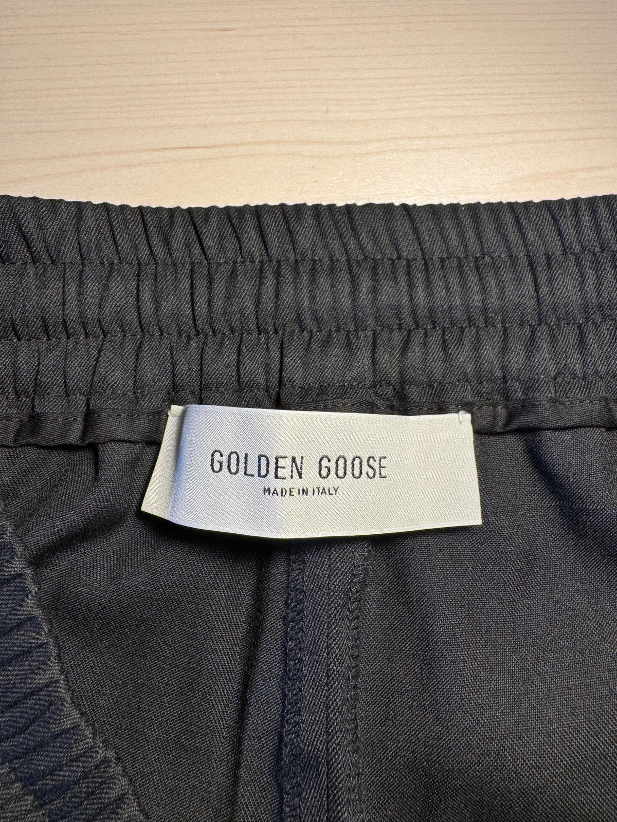 Pantaloni Golden Goose jogging lana neri
