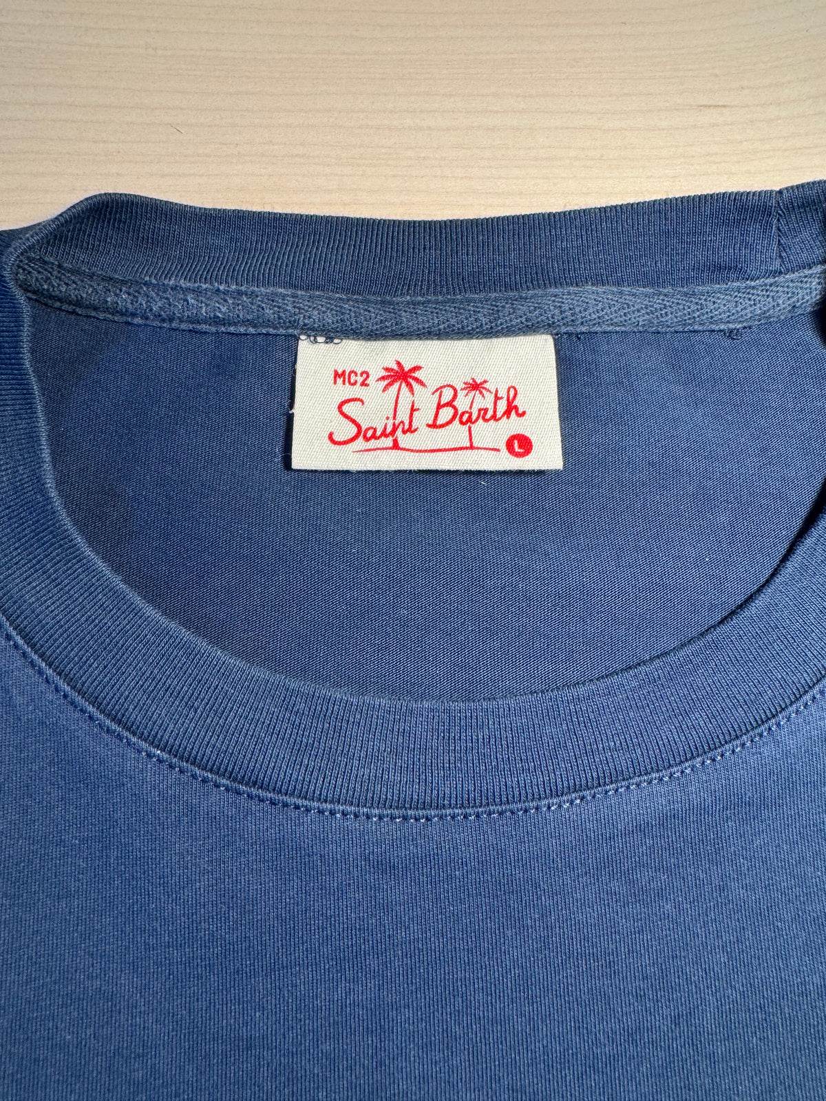 Maglia Saint Barth "Spritz Obsessed” blu